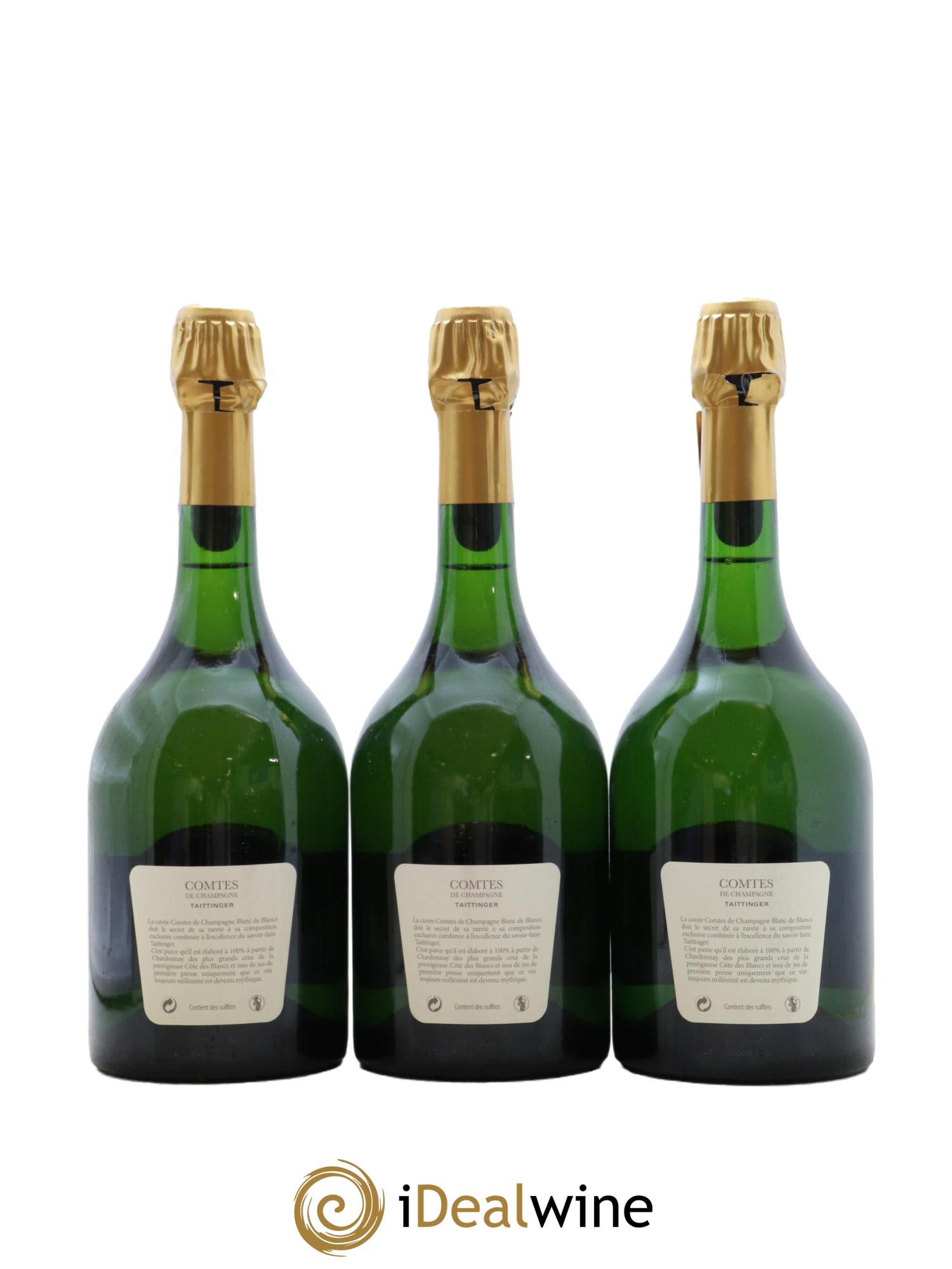 Comtes de Champagne Taittinger 2002 - Posten von 3 Flaschen - 2