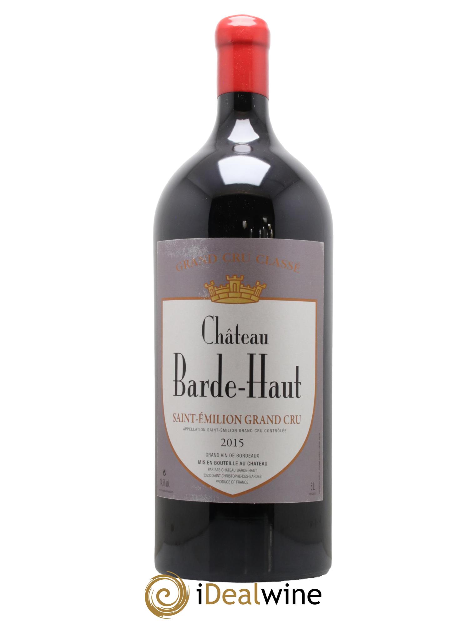 Château Barde Haut Grand Cru Classé  2015 - Lotto di 1 mathusalem - 0