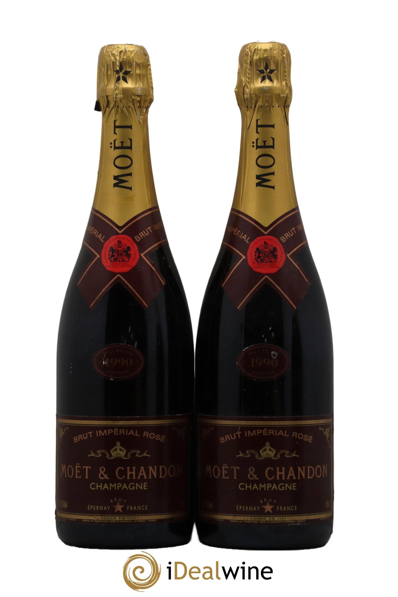 Brut Impérial Moët et Chandon  1990 - Lot of 2 bottles - 0