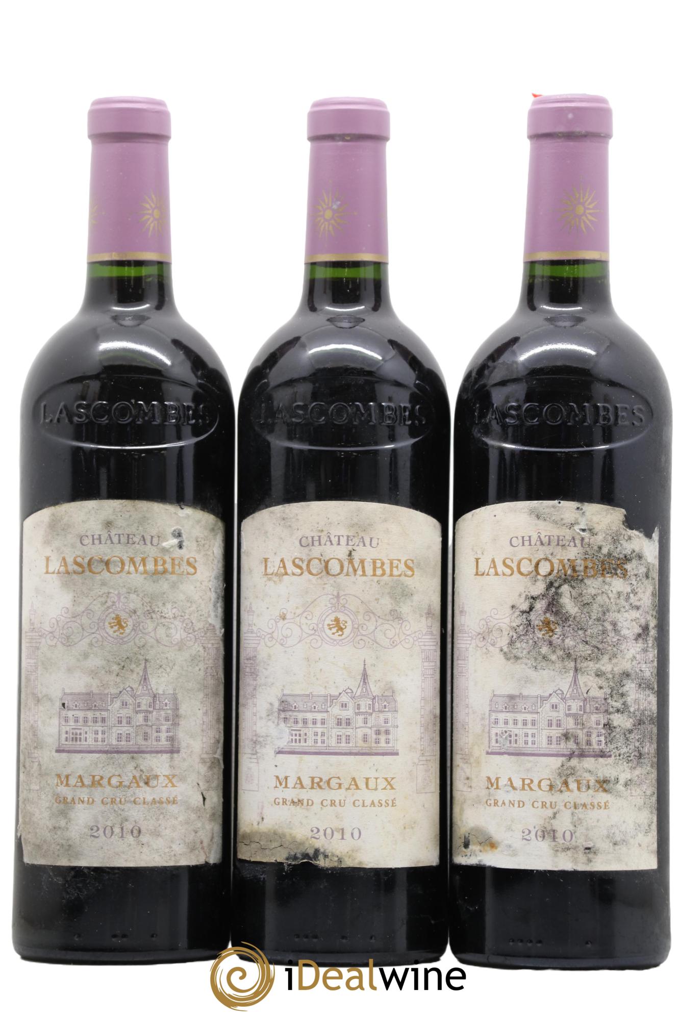 Château Lascombes 2ème Grand Cru Classé 2010 - Lot de 3 bouteilles - 0