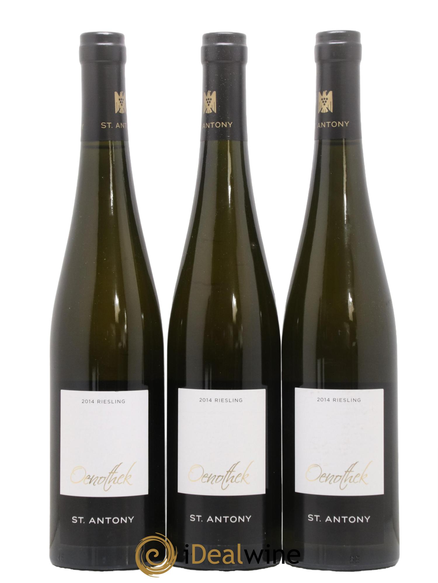 Allemagne Rheinhessen Riesling Trocken Oenothek St. Antony 2014 - Lotto di 3 bottiglie - 0