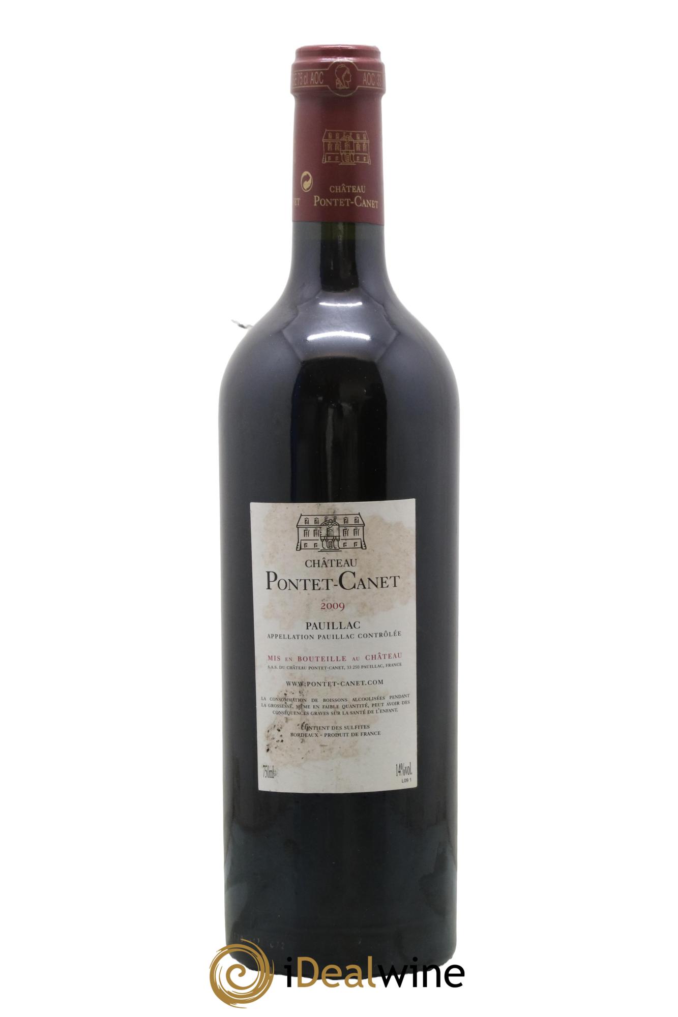 Château Pontet Canet 5ème Grand Cru Classé 2009 - Lotto di 1 bottiglia - 1