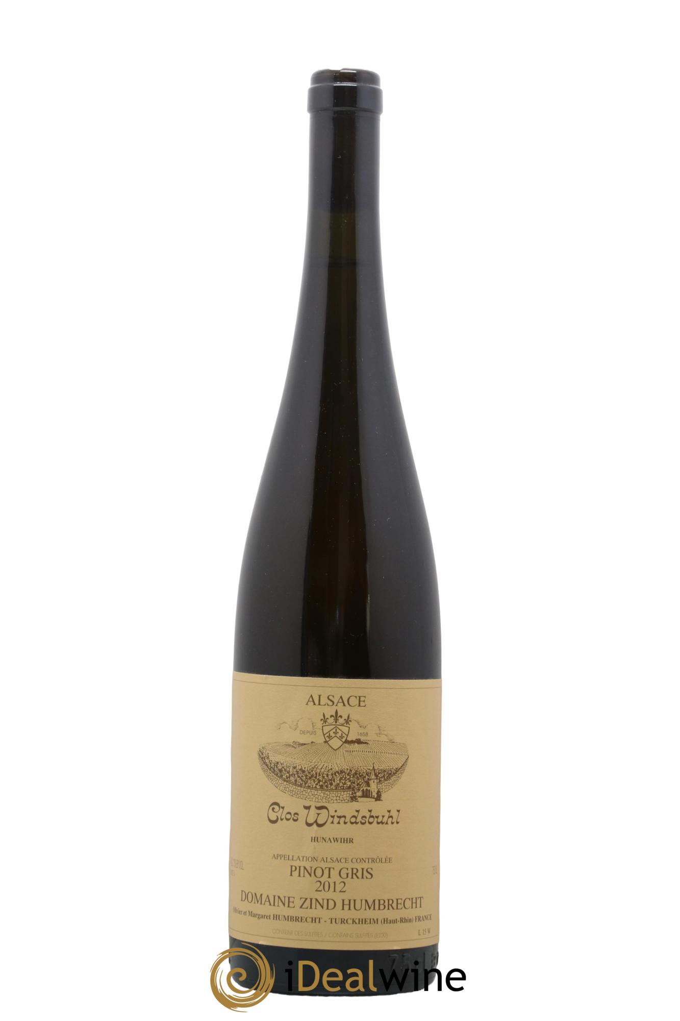 Alsace Pinot Gris Clos Windsbuhl Zind-Humbrecht (Domaine) 2012 - Lotto di 1 bottiglia - 0