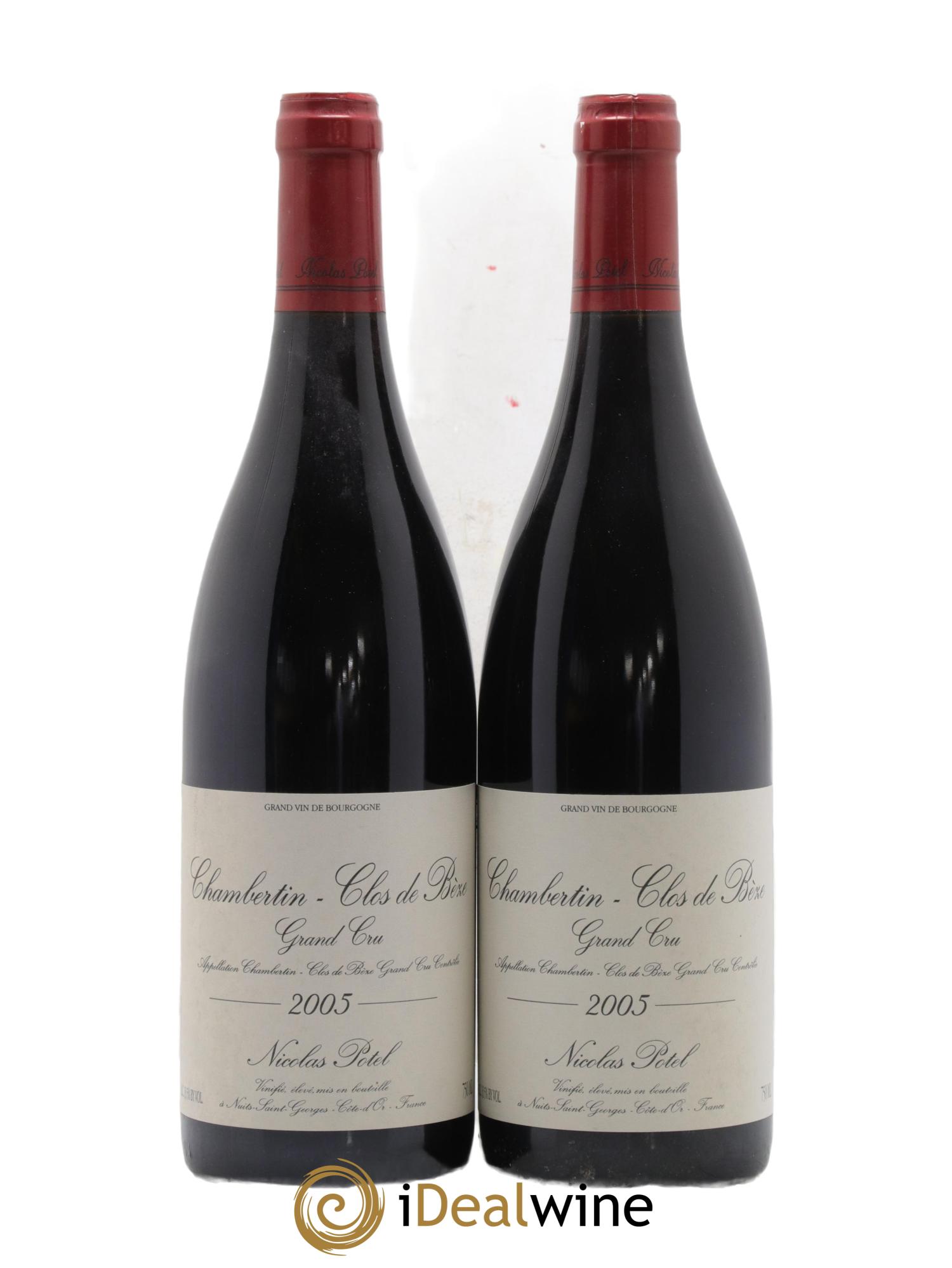 Chambertin Clos de Bèze Grand Cru Nicolas Potel 2005 - Lot de 2 bouteilles - 0