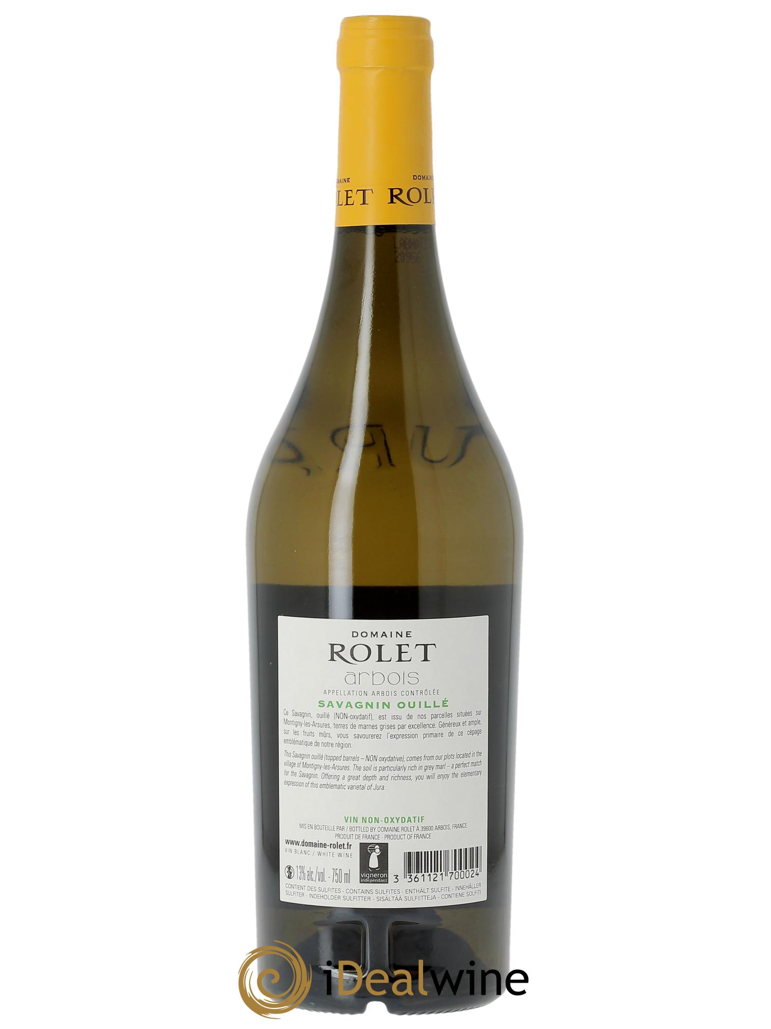 Arbois Savagnin Ouillé Domaine Rolet  2023 - Lotto di 1 bottiglia - 1