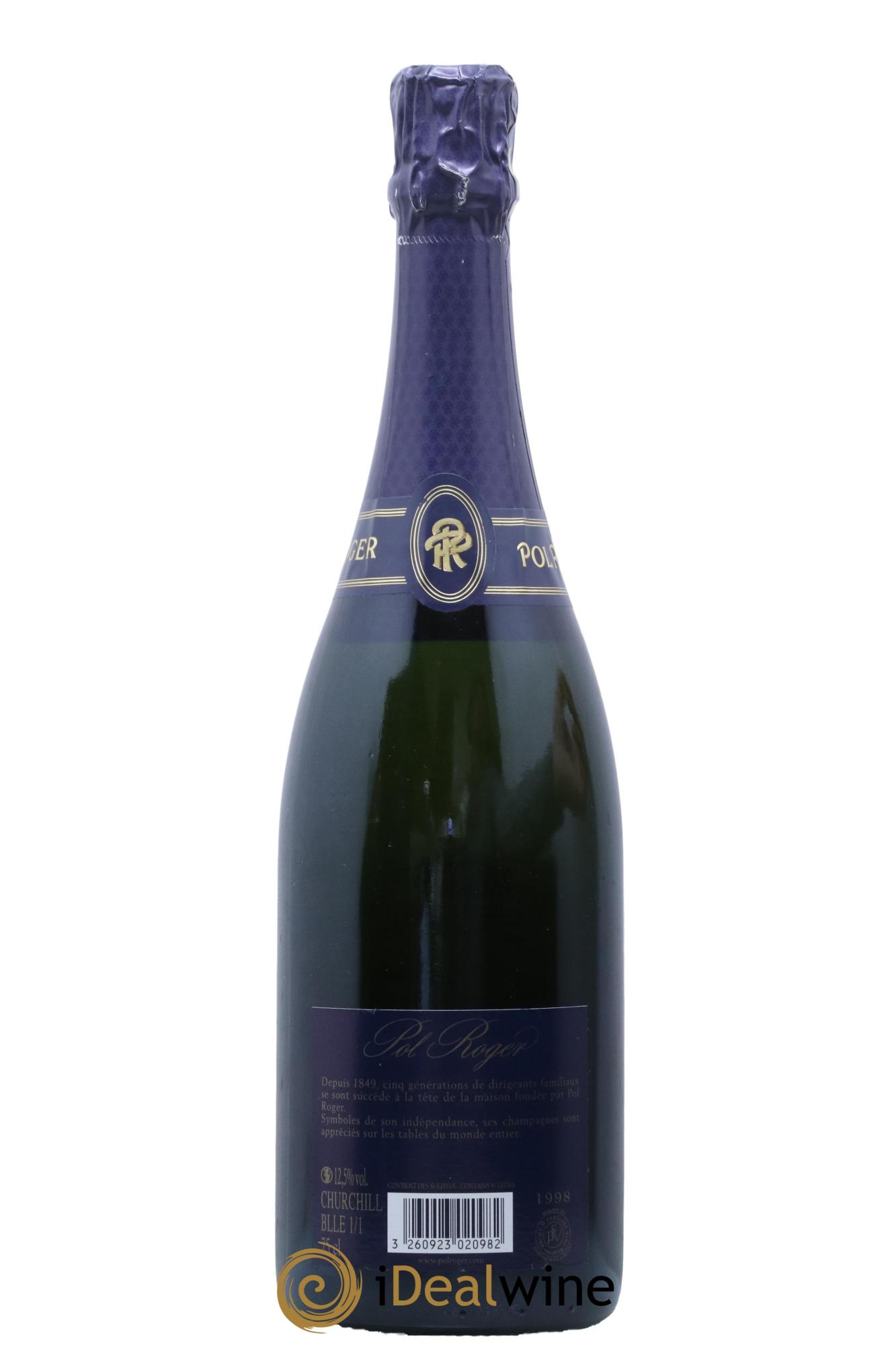 Cuvée Winston Churchill Pol Roger 1998 - Posten von 1 Flasche - 2