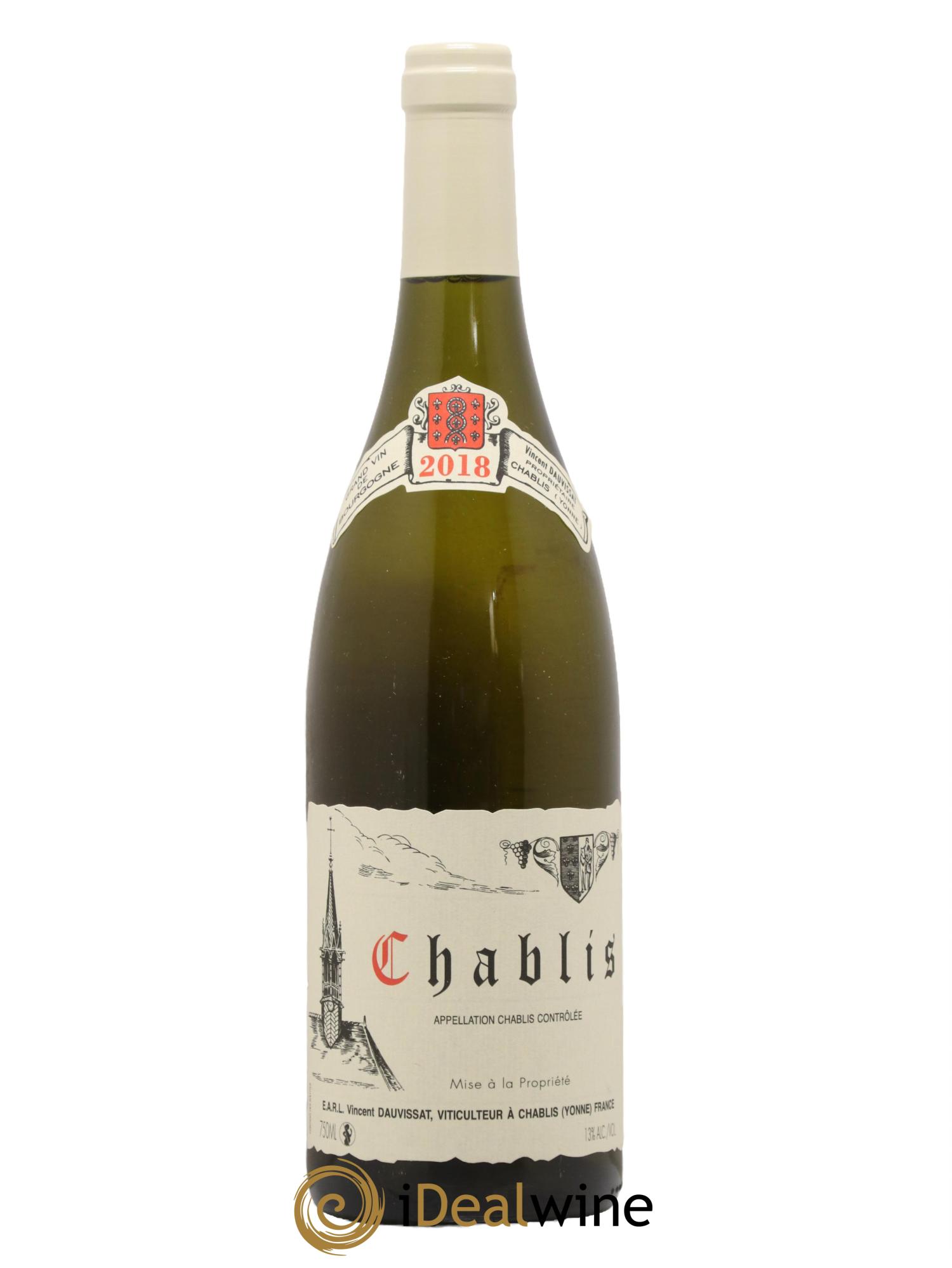 Chablis Vincent Dauvissat (Domaine) 2018 - Lot of 1 bottle - 0