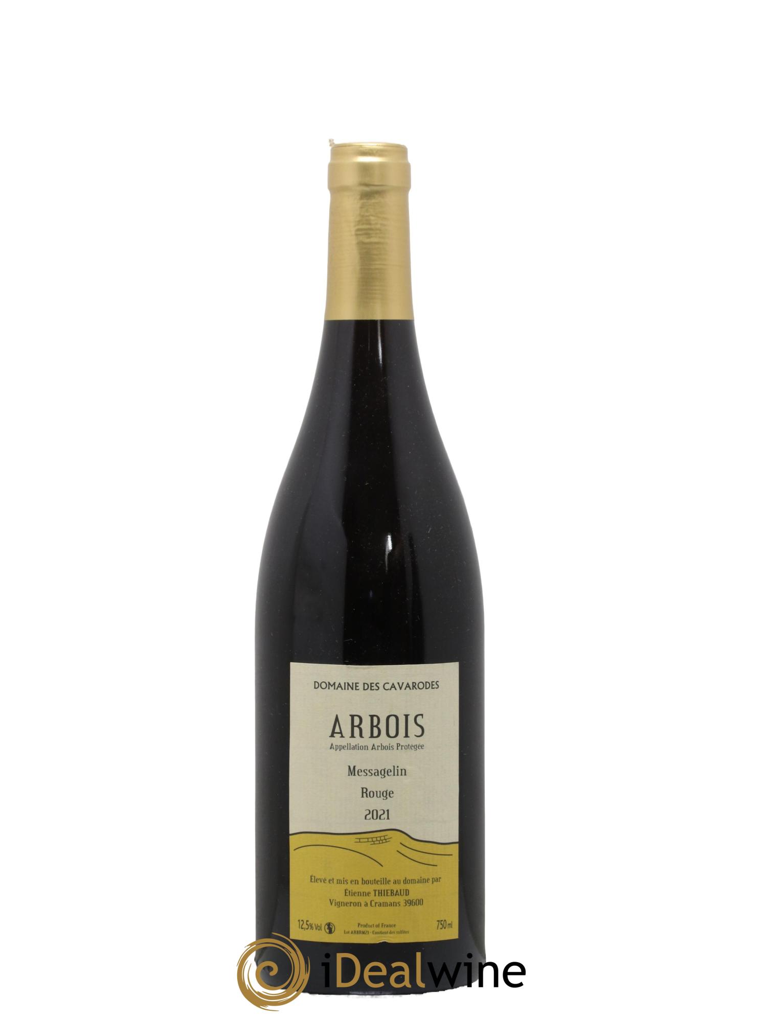 Arbois Messagelin Rouge Domaine des Cavarodes Etienne Thiebaud 2021 - Lotto di 1 bottiglia - 0