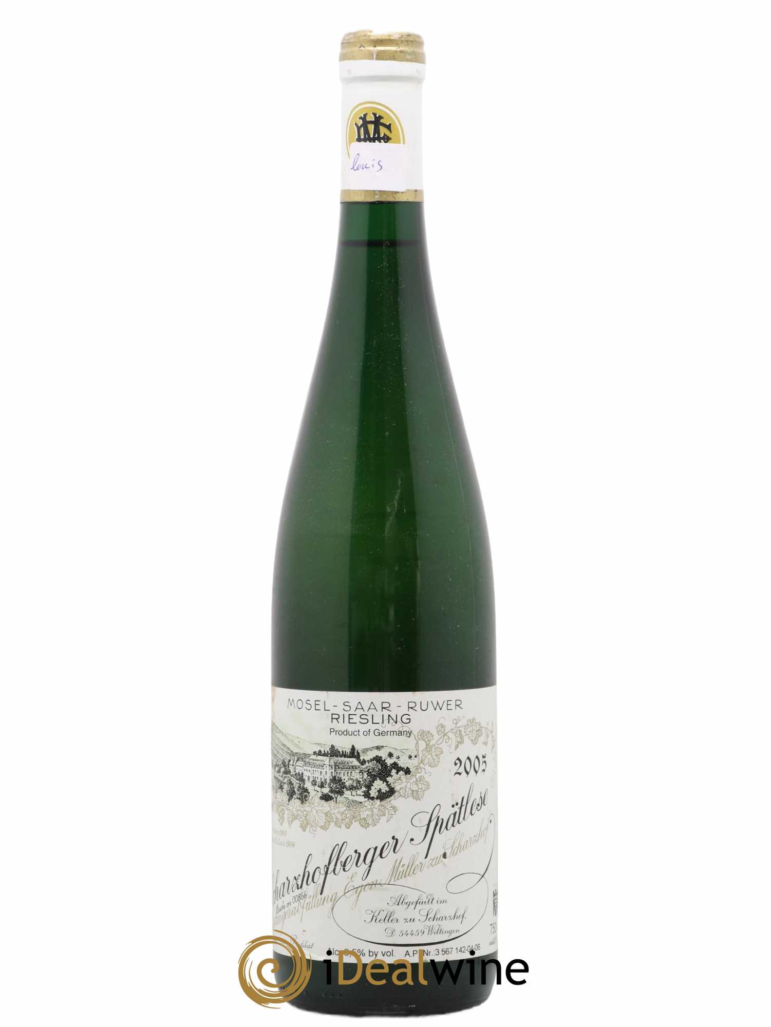 Riesling Scharzhofberger Spatlese Egon Muller  2005 - Posten von 1 Flasche - 0