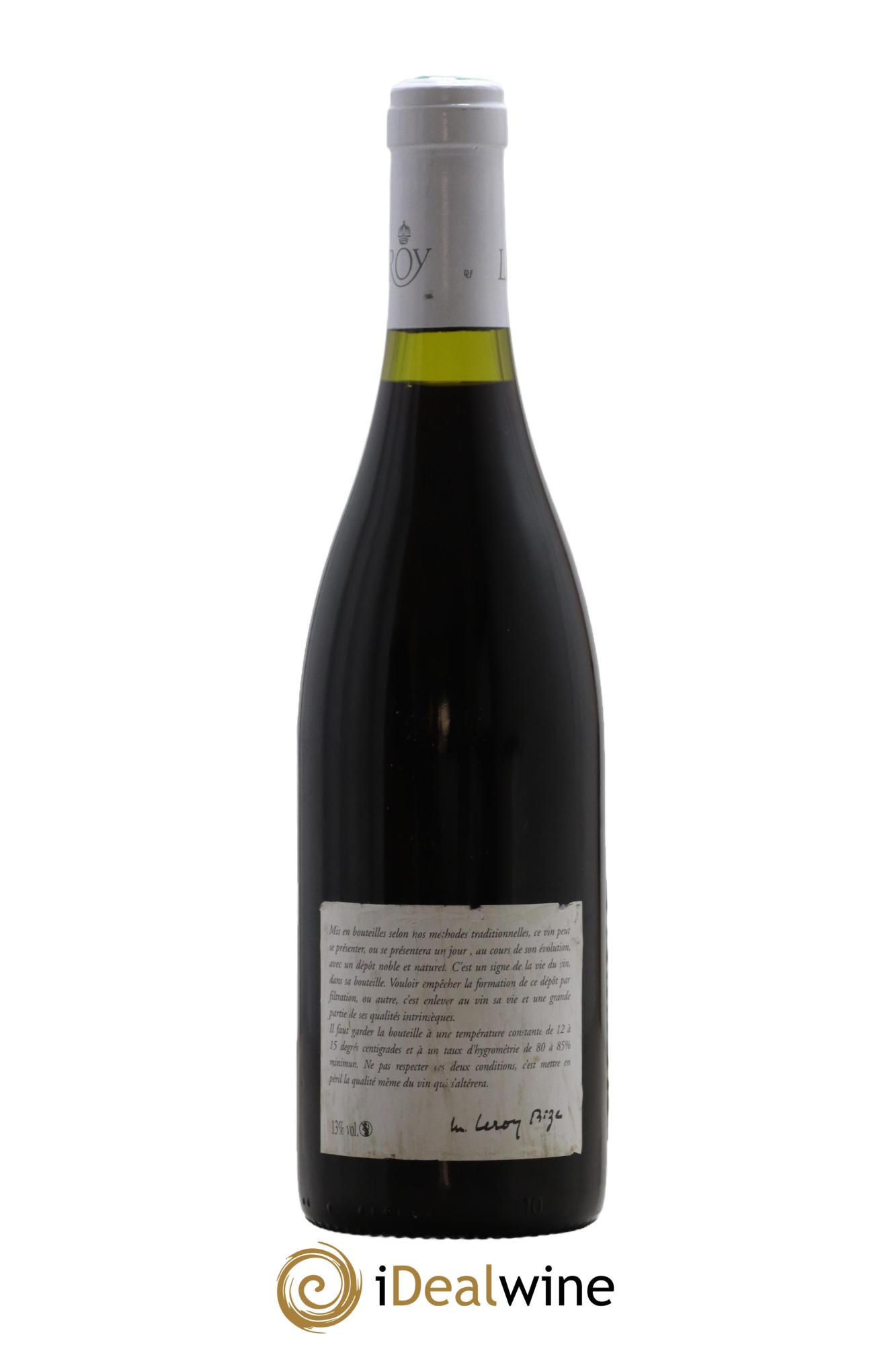 Corton Grand Cru Leroy SA 2000 - Posten von 1 Flasche - 1