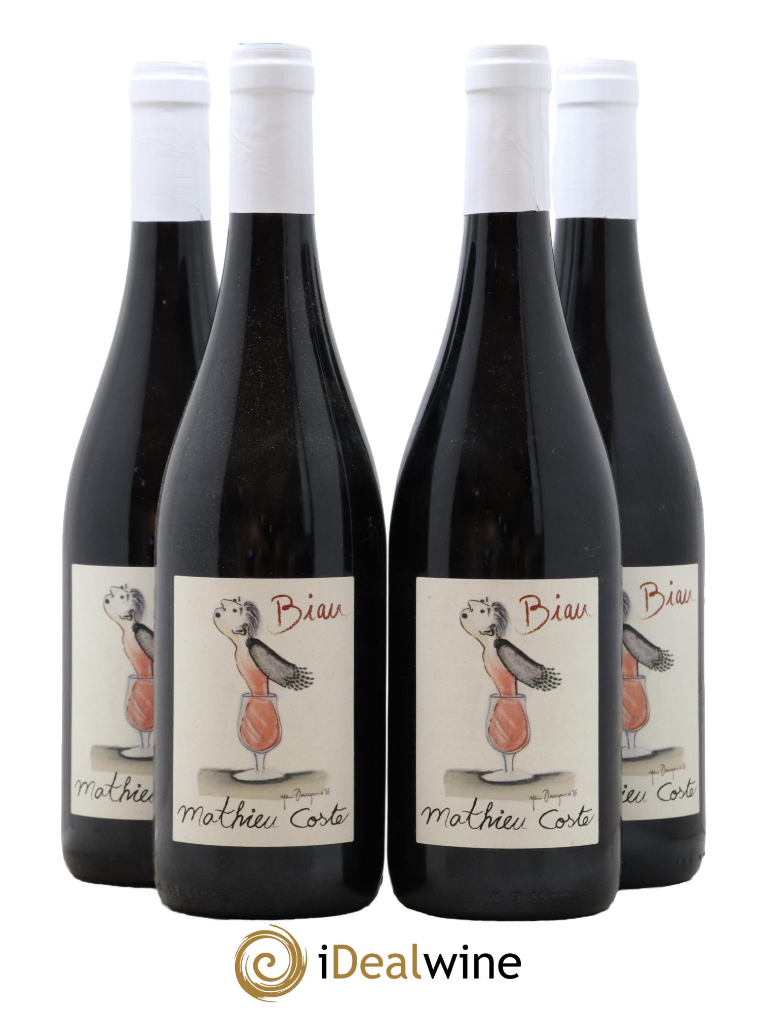 Vin de France Biau Mathieu Coste 2012 - Lot de 4 bouteilles - 0