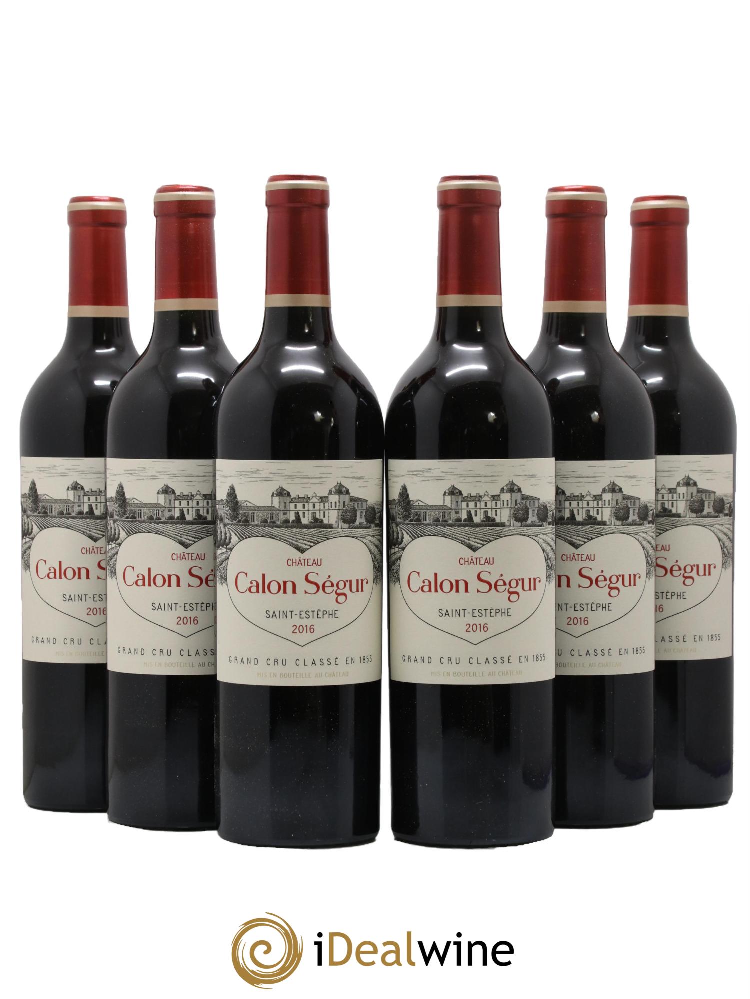 Château Calon Ségur 3ème Grand Cru Classé 2016 - Lot of 6 bottles - 0