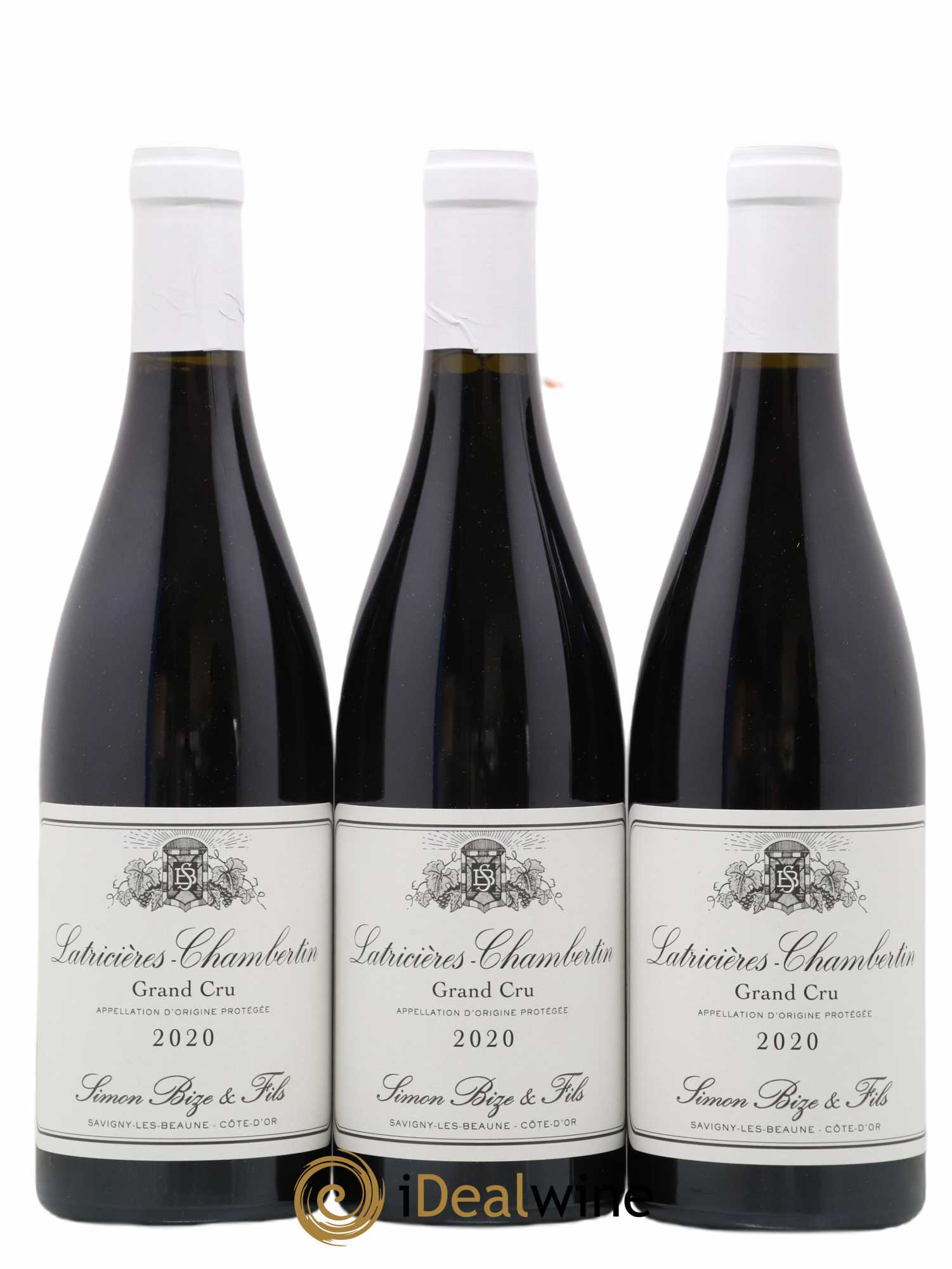 Latricières-Chambertin Grand Cru Simon Bize & Fils  2020 - Lot of 3 bottles - 0