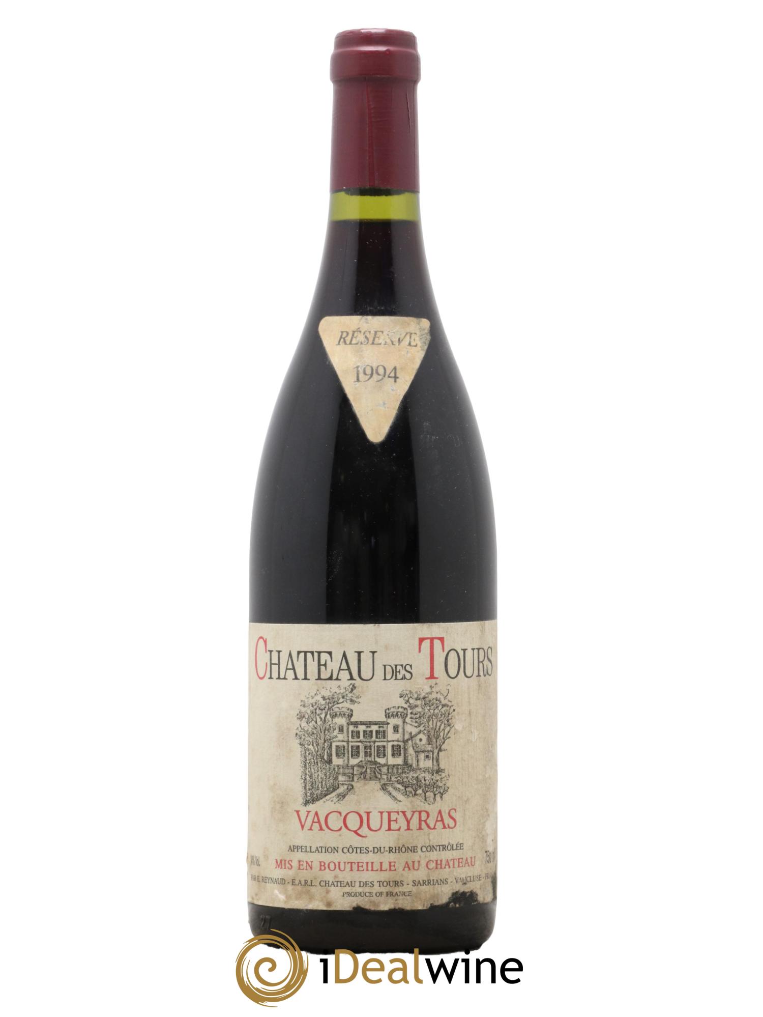 Vacqueyras Château des Tours Emmanuel Reynaud 1994 - Lotto di 1 bottiglia - 0