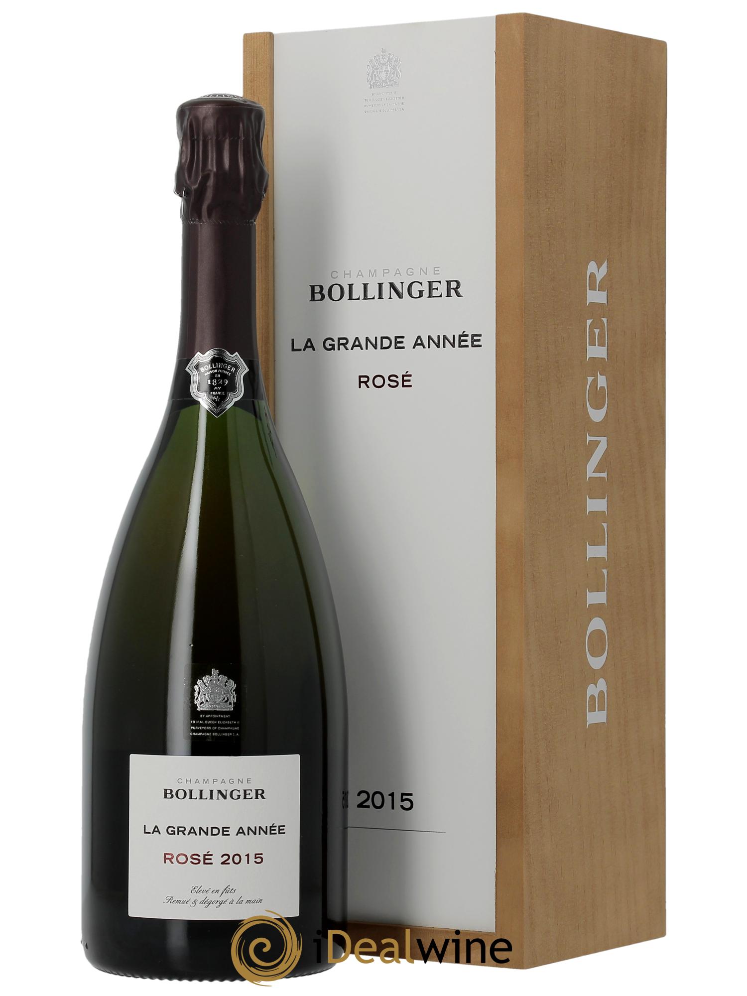 Champagne Bollinger Grande Année (Rosé effervescent)