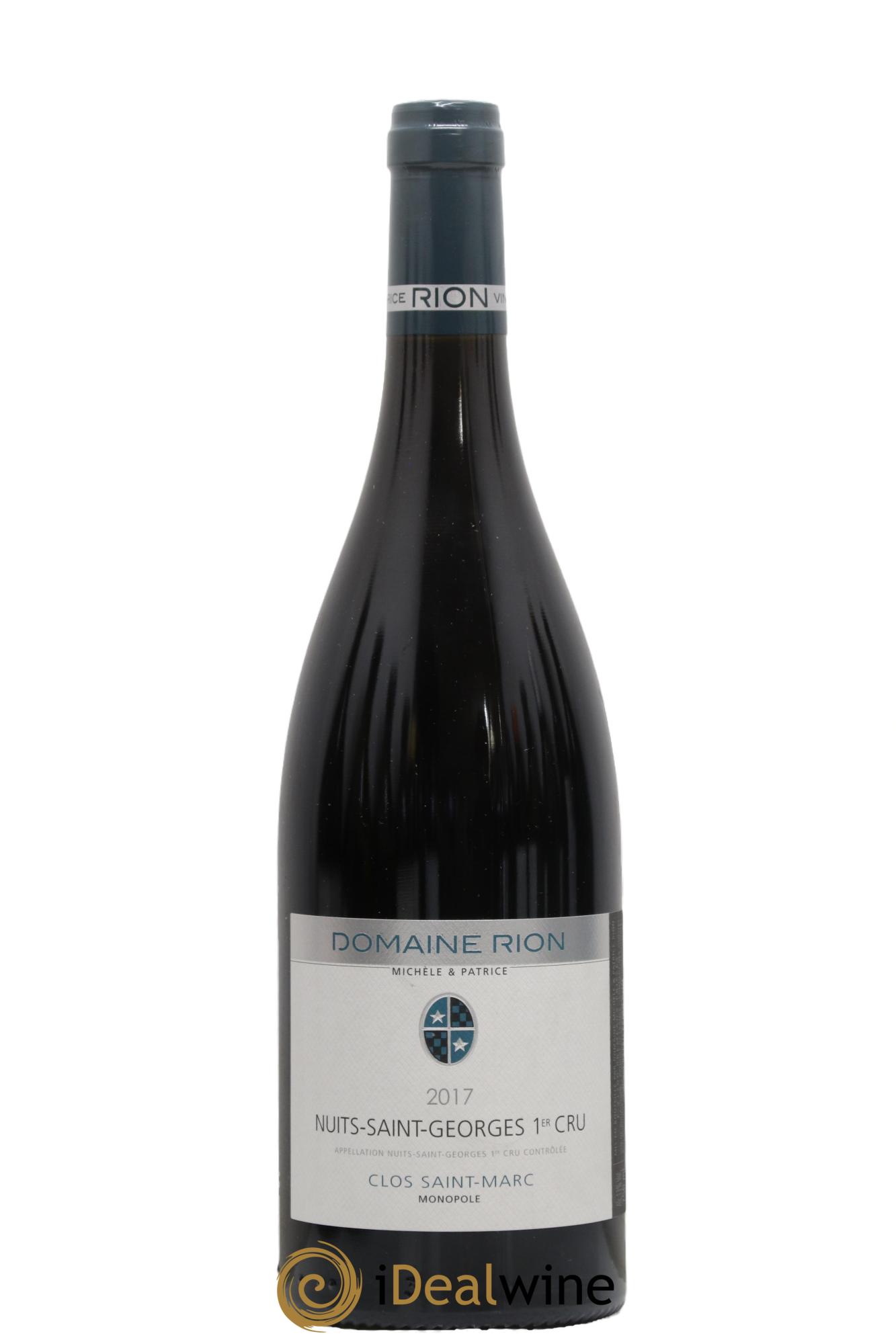 Nuits Saint-Georges 1er Cru Clos Saint Marc Patrice Rion (Domaine) 2017 - Lotto di 1 bottiglia - 0