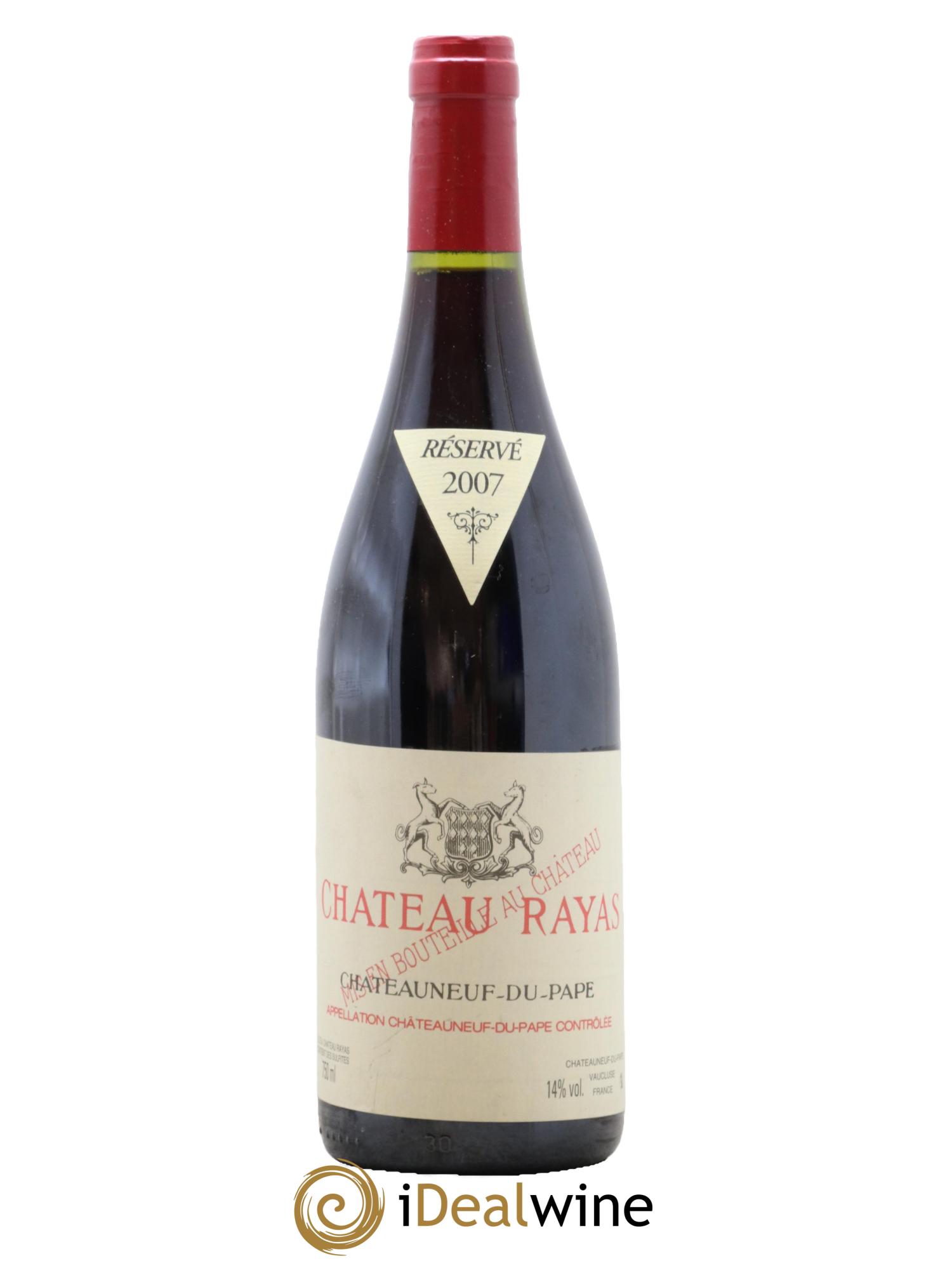 Châteauneuf-du-Pape Château Rayas Emmanuel Reynaud 2007 - Lot de 1 bouteille - 0