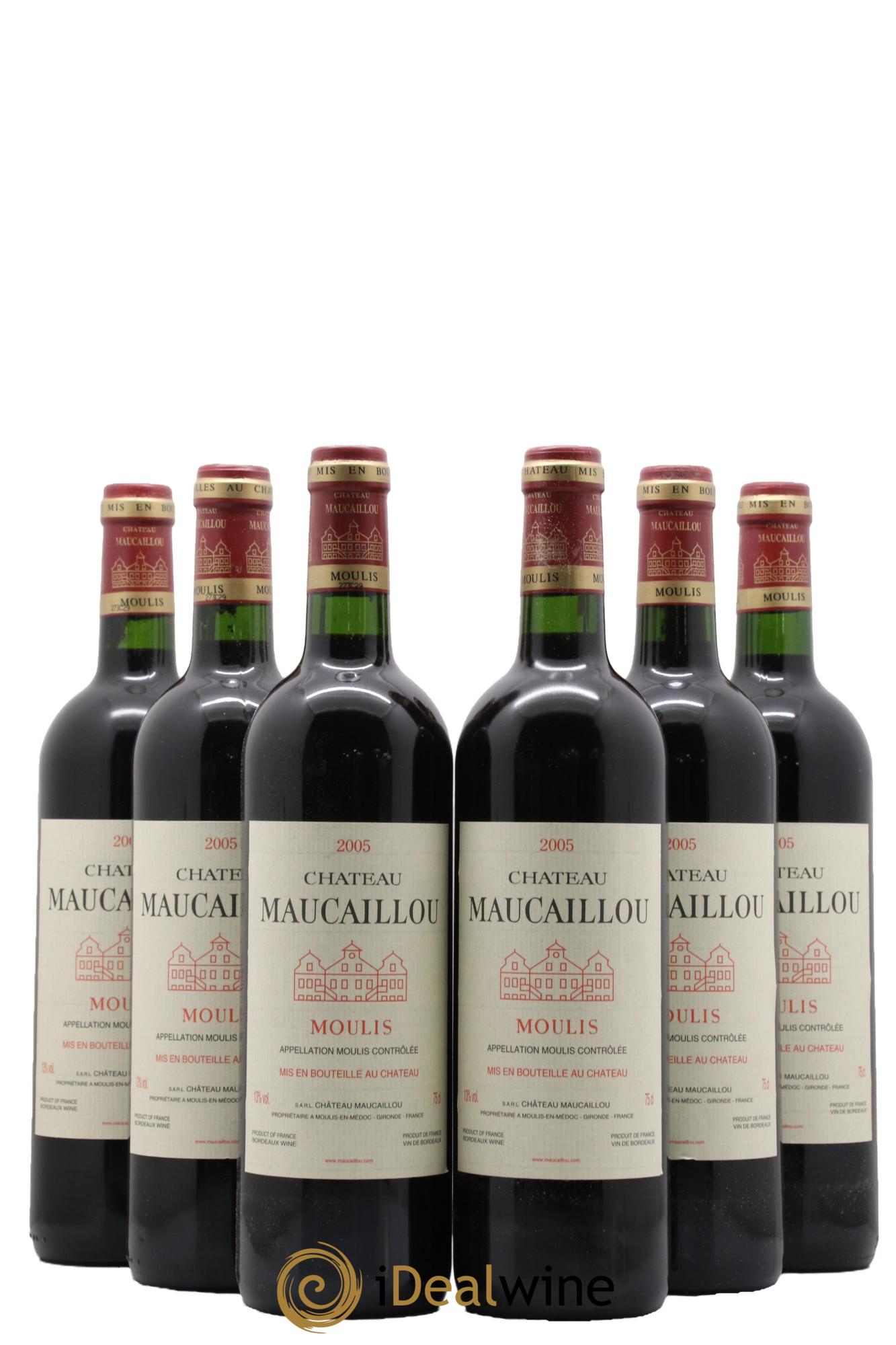 Château Maucaillou 2005 - Lotto di 6 bottiglie - 0