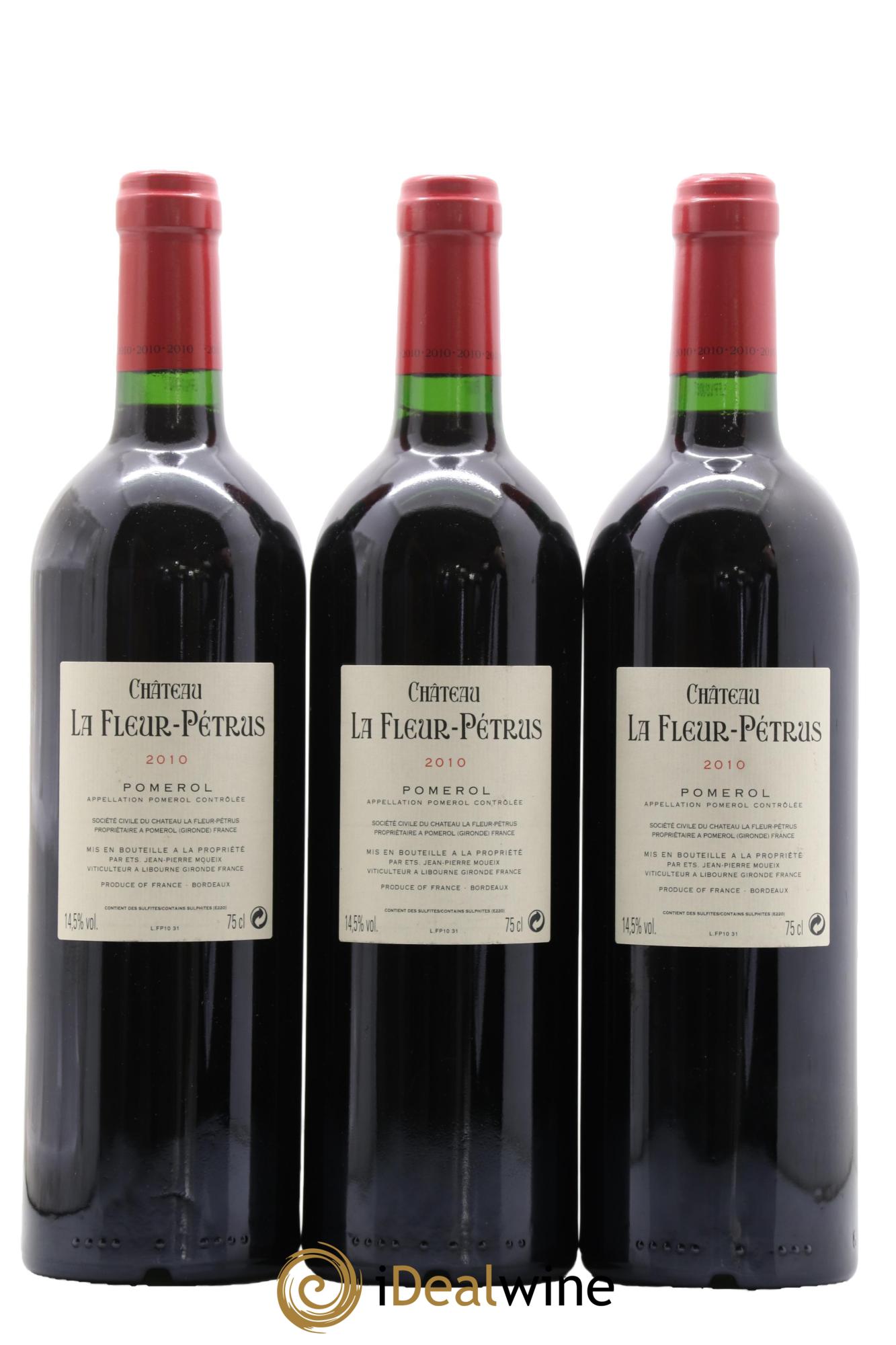 Château la Fleur Petrus 2010 - Posten von 3 Flaschen - 1