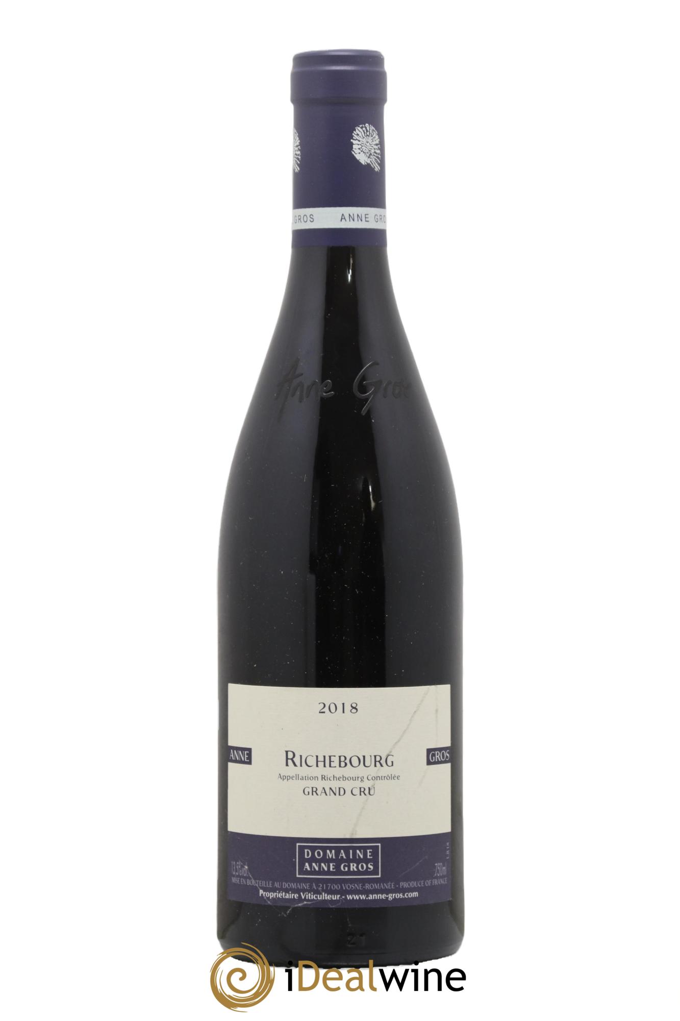 Richebourg Grand Cru Anne Gros 2018 - Lotto di 1 bottiglia - 0