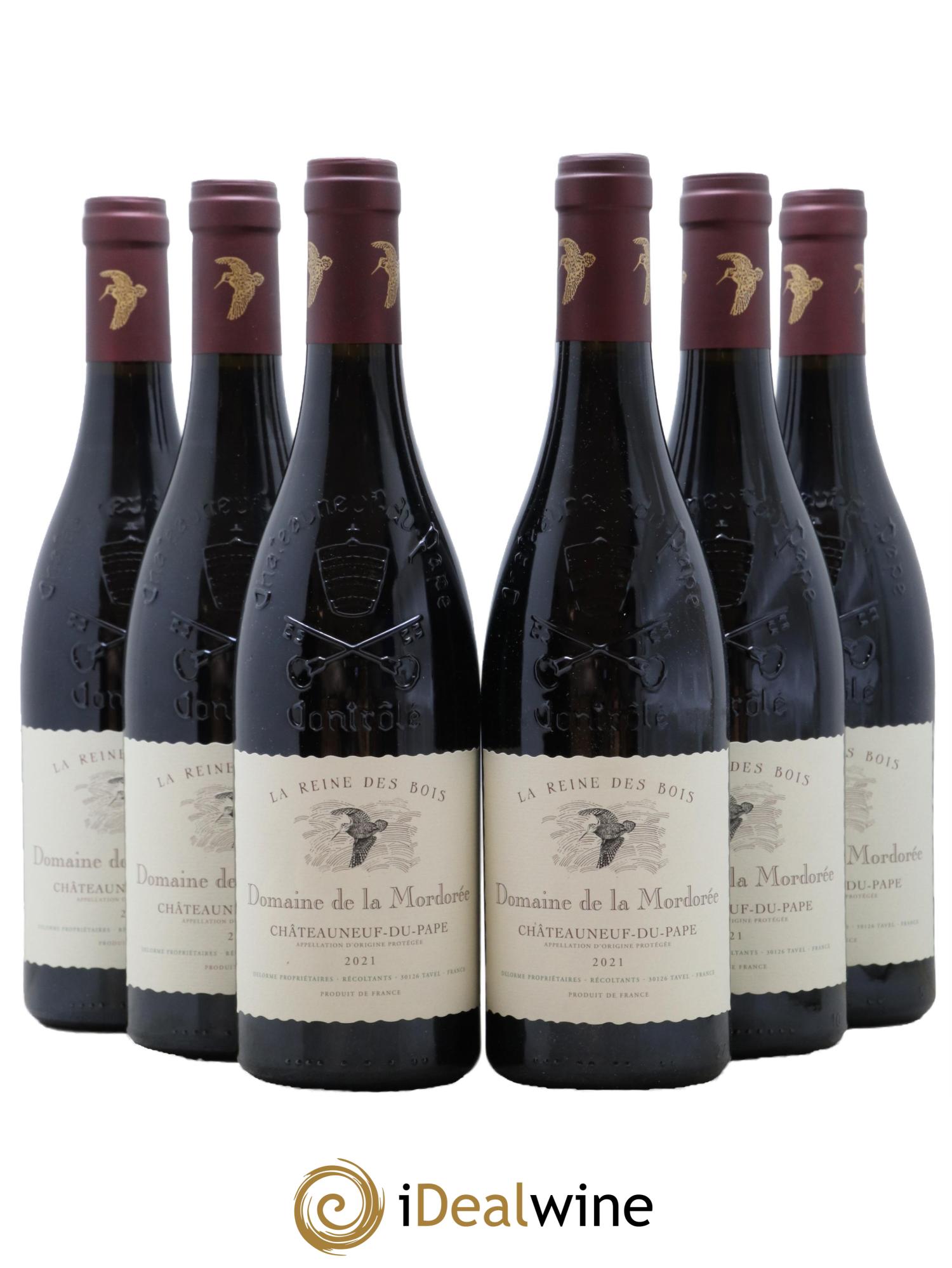 Châteauneuf-du-Pape  Cuvée de la Reine des Bois La Mordorée (Domaine de) 2021 - Lot de 6 bouteilles - 0