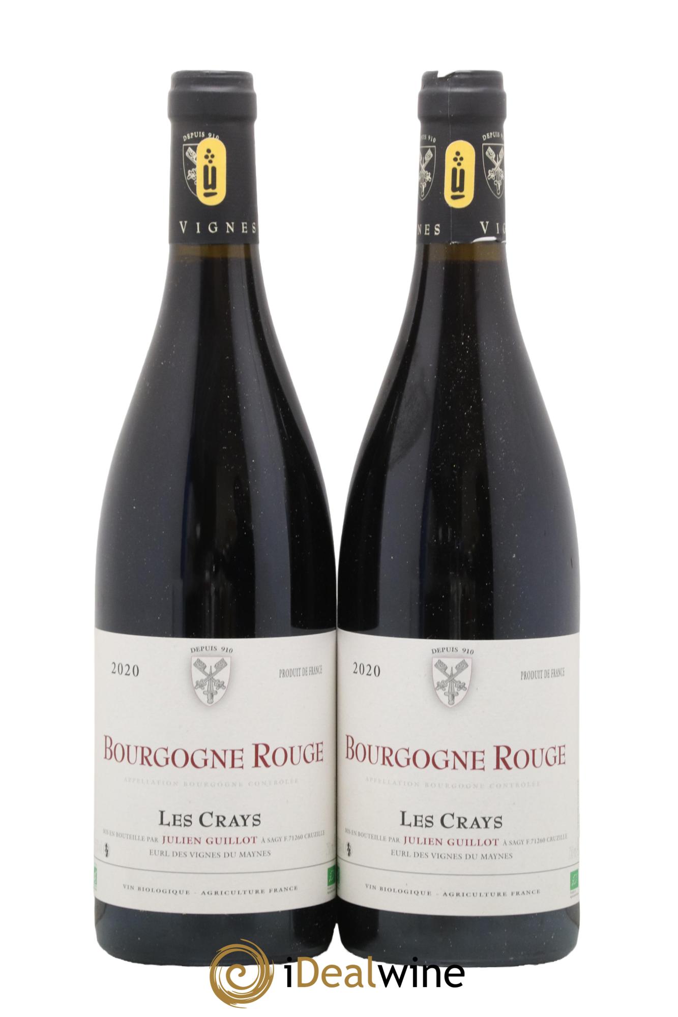 Bourgogne Les Crays Les Vignes du Maynes 2020 - Lot de 2 bouteilles - 0