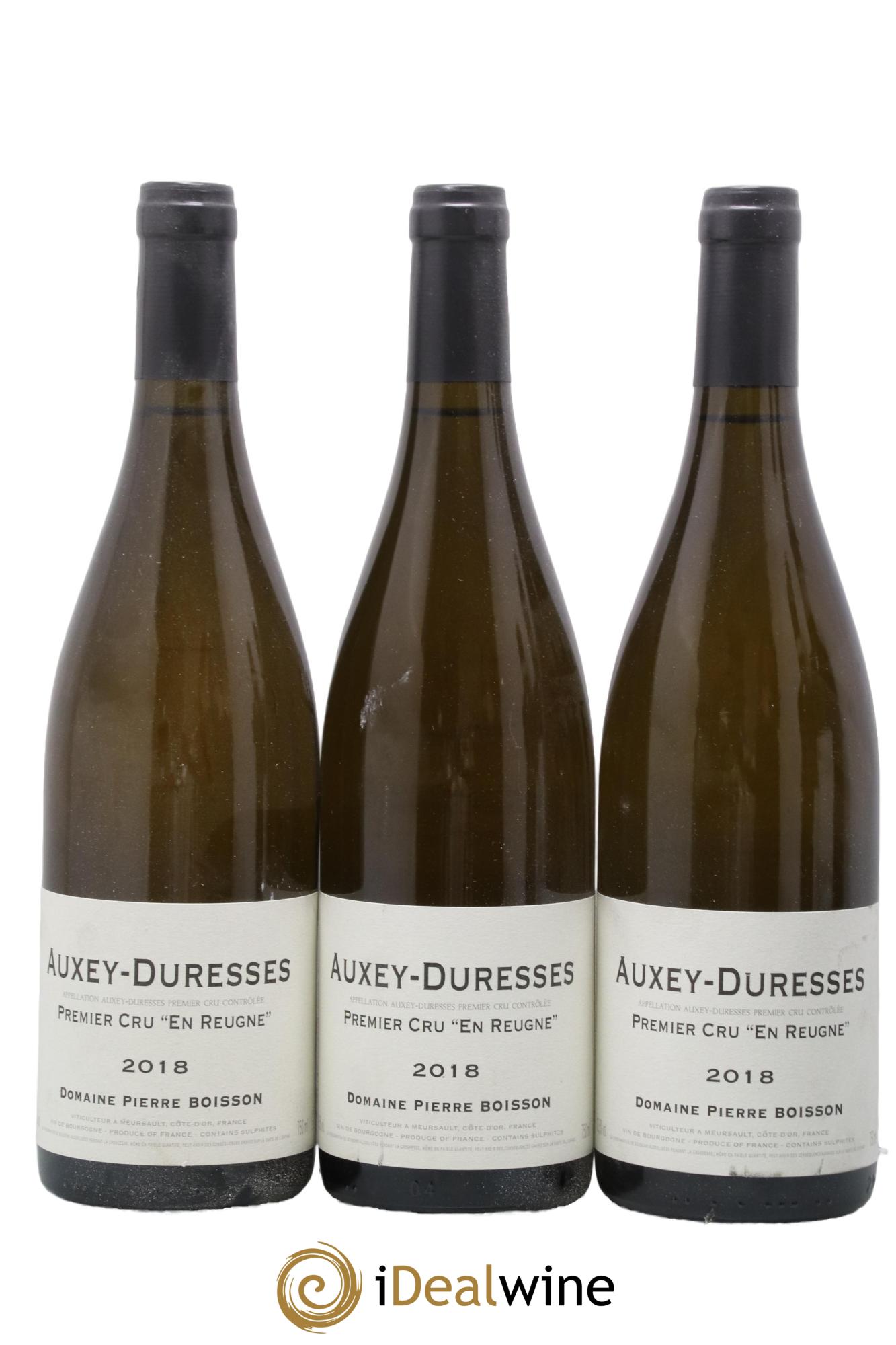 Auxey-Duresses 1er Cru En Reugne Pierre Boisson (Domaine) 2018 - Lot of 3 bottles - 0