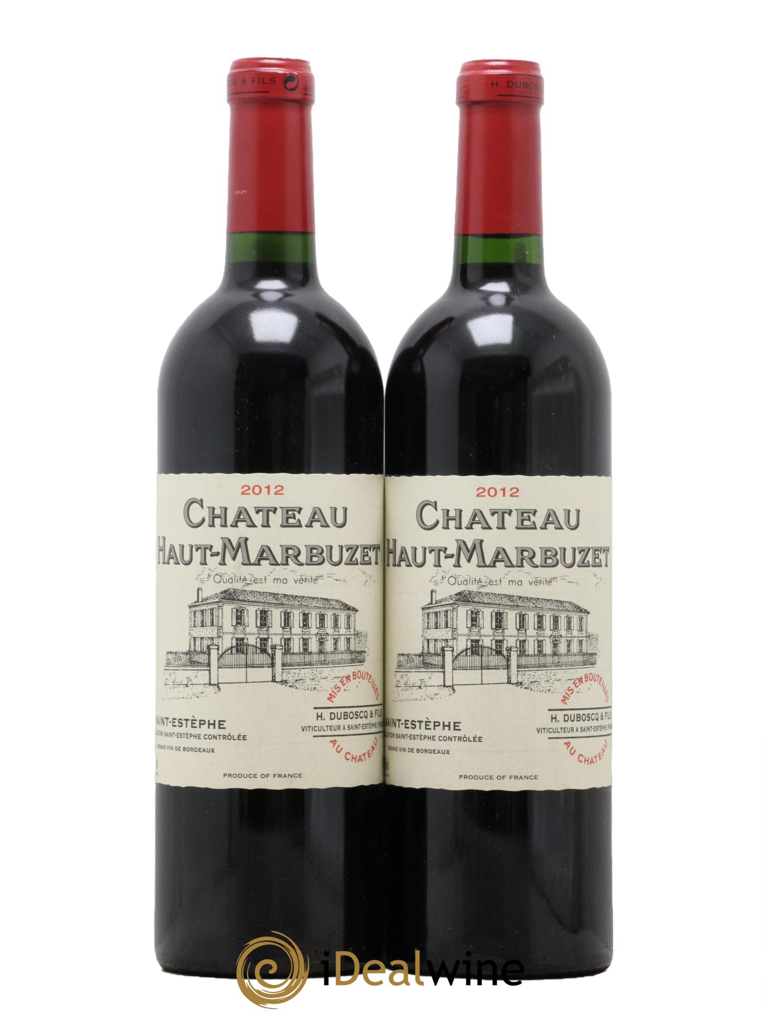 Château Haut Marbuzet 2012 - Posten von 2 Flaschen - 0