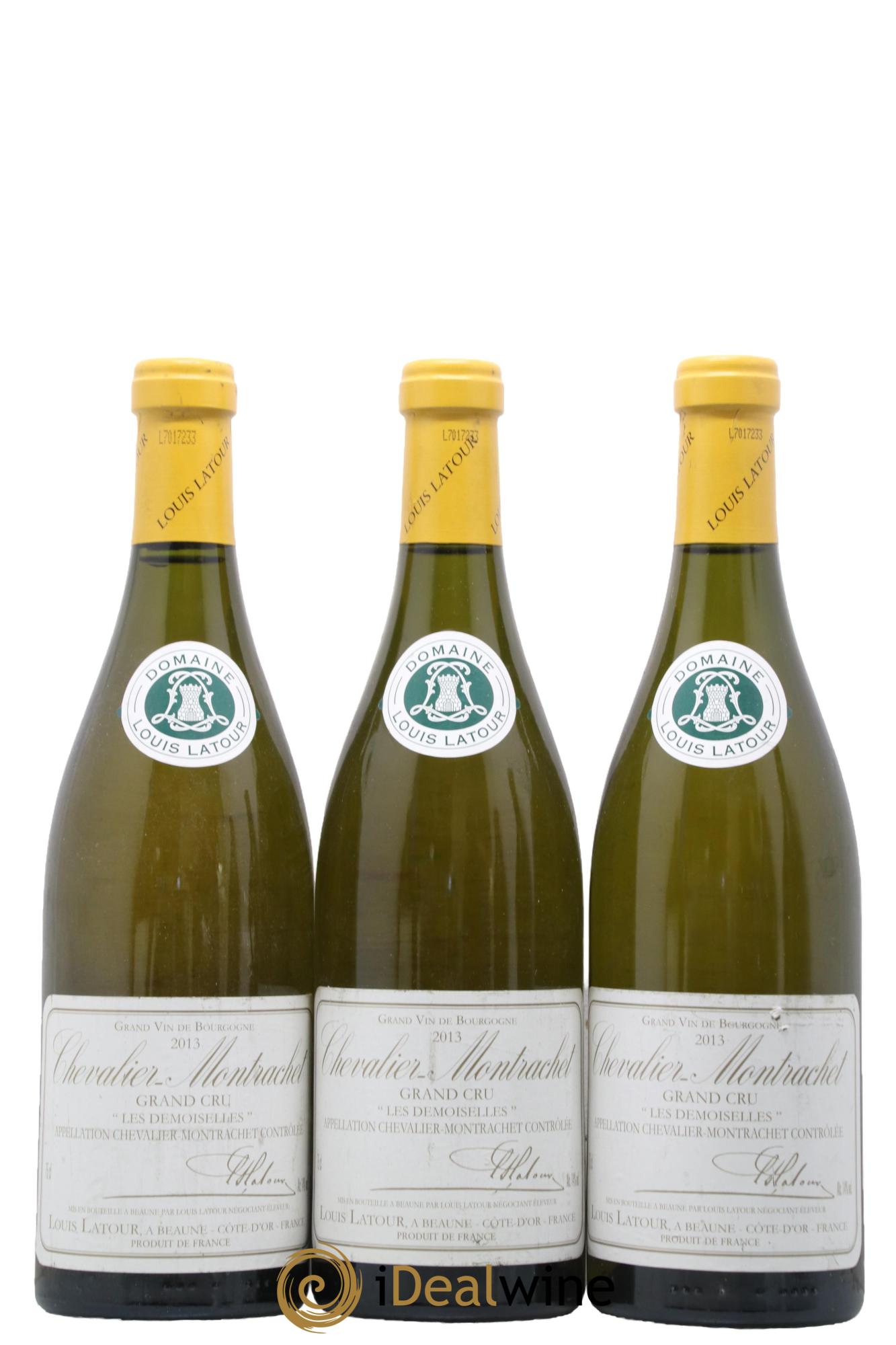 Chevalier-Montrachet Grand Cru Les Demoiselles Louis Latour 2013 - Lot of 3 bottles - 0