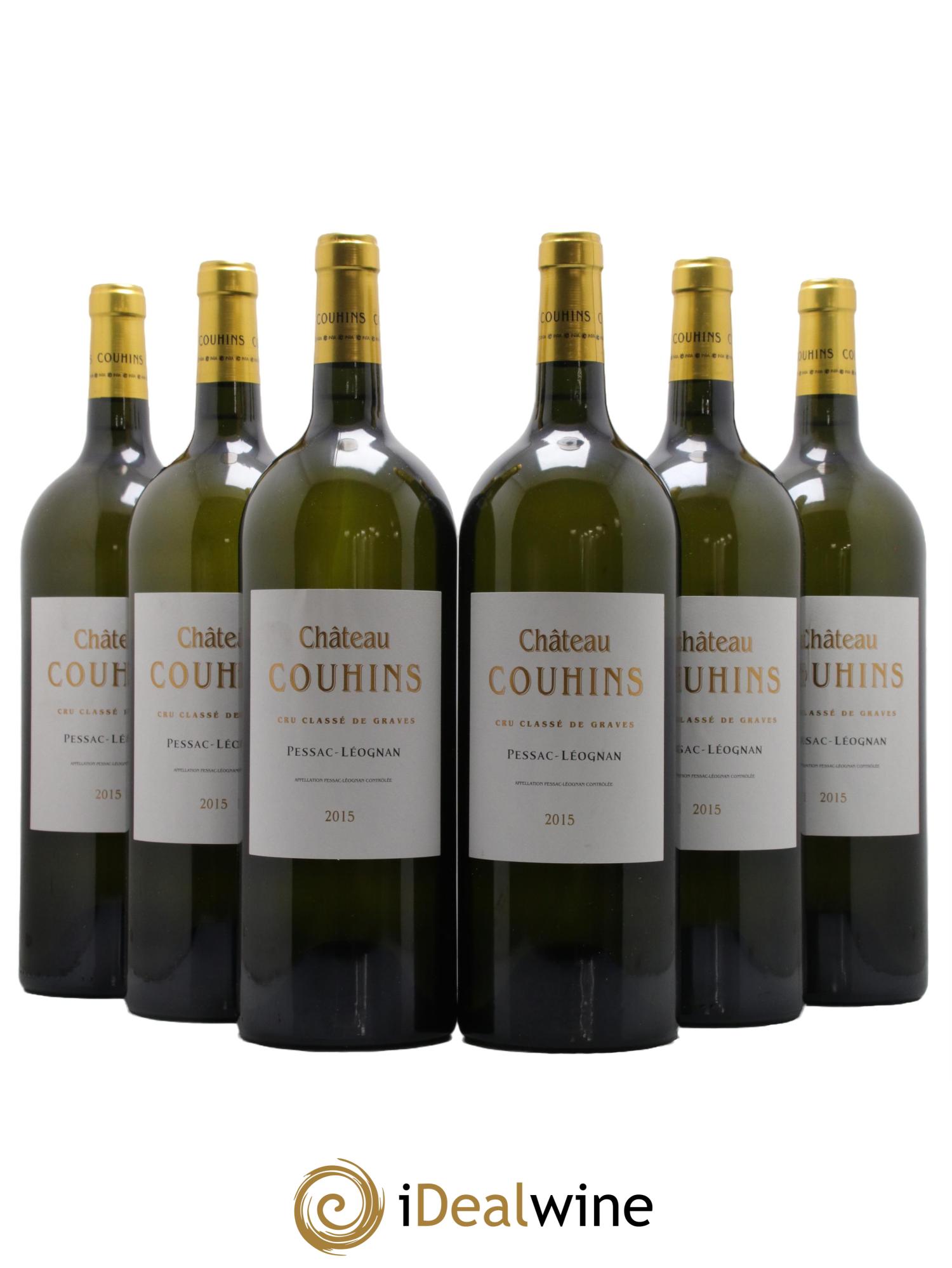 Couhins Cru Classé de Graves  2015 - Lot of 6 magnums - 0