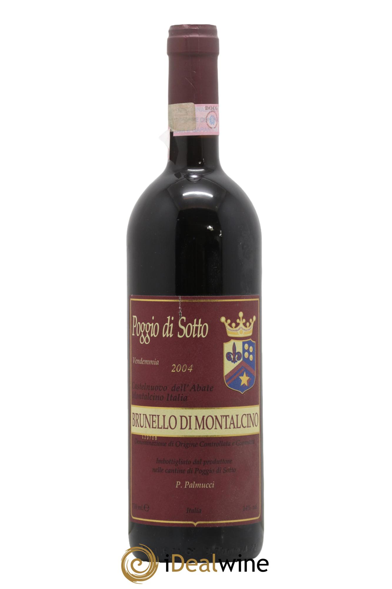 Brunello di Montalcino DOCG Poggio di Sotto 2004 - Lotto di 1 bottiglia - 0