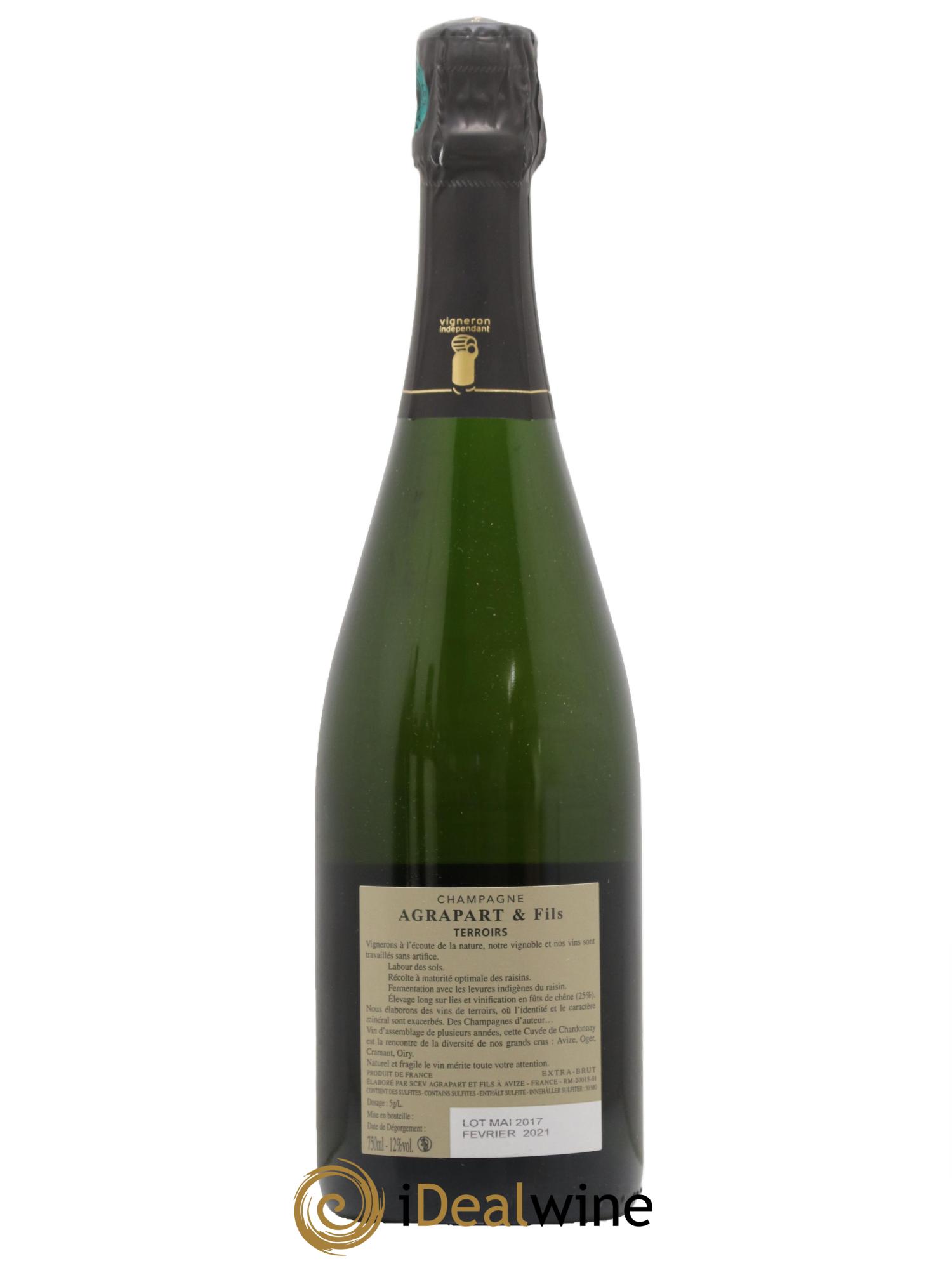 Terroirs Extra-Brut Blanc de blancs Agrapart & Fils - Lotto di 1 bottiglia - 1