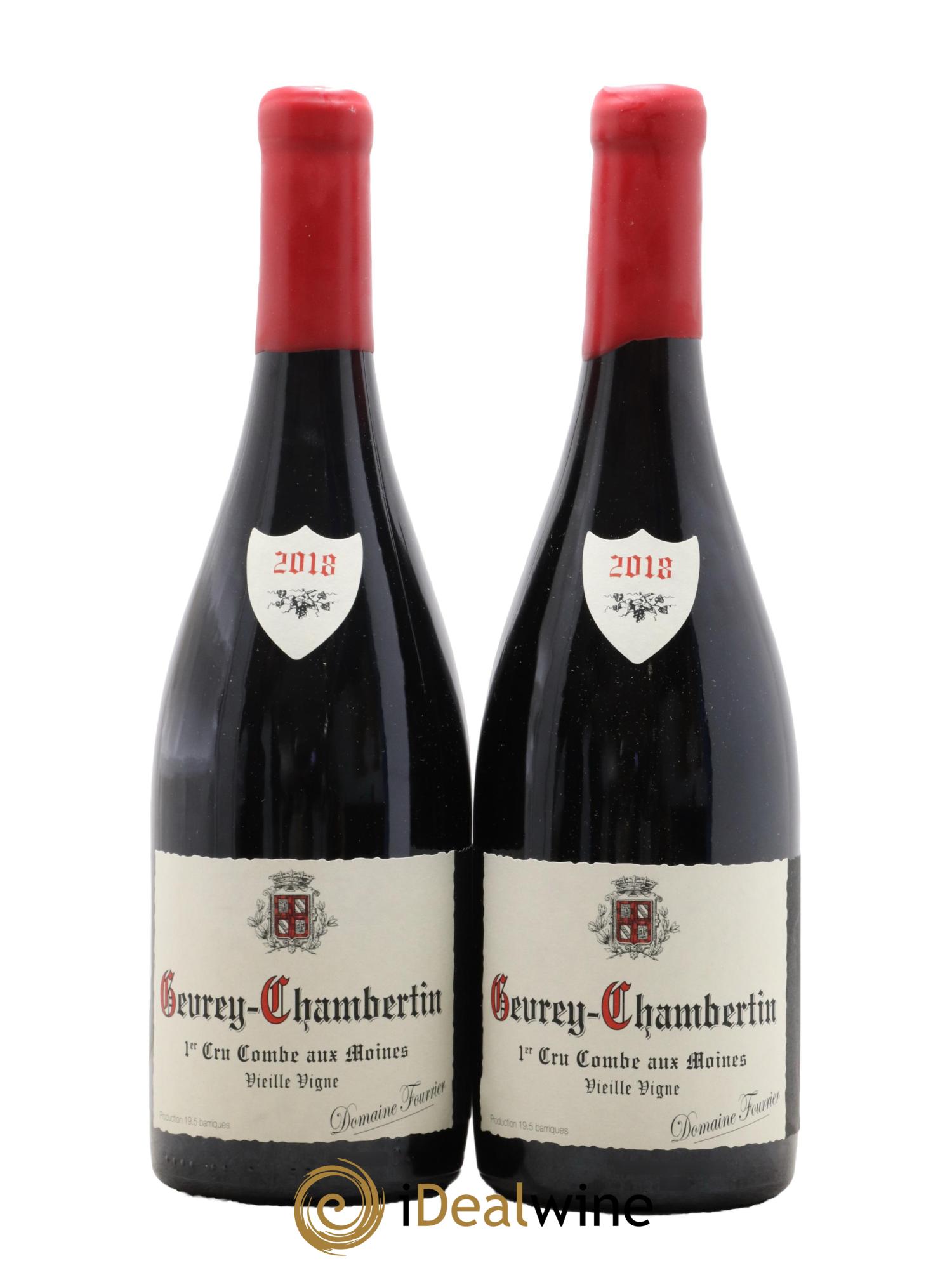 Gevrey-Chambertin 1er Cru Combe aux Moines Vieilles Vignes Fourrier (Domaine)  2018 - Lotto di 2 bottiglie - 0