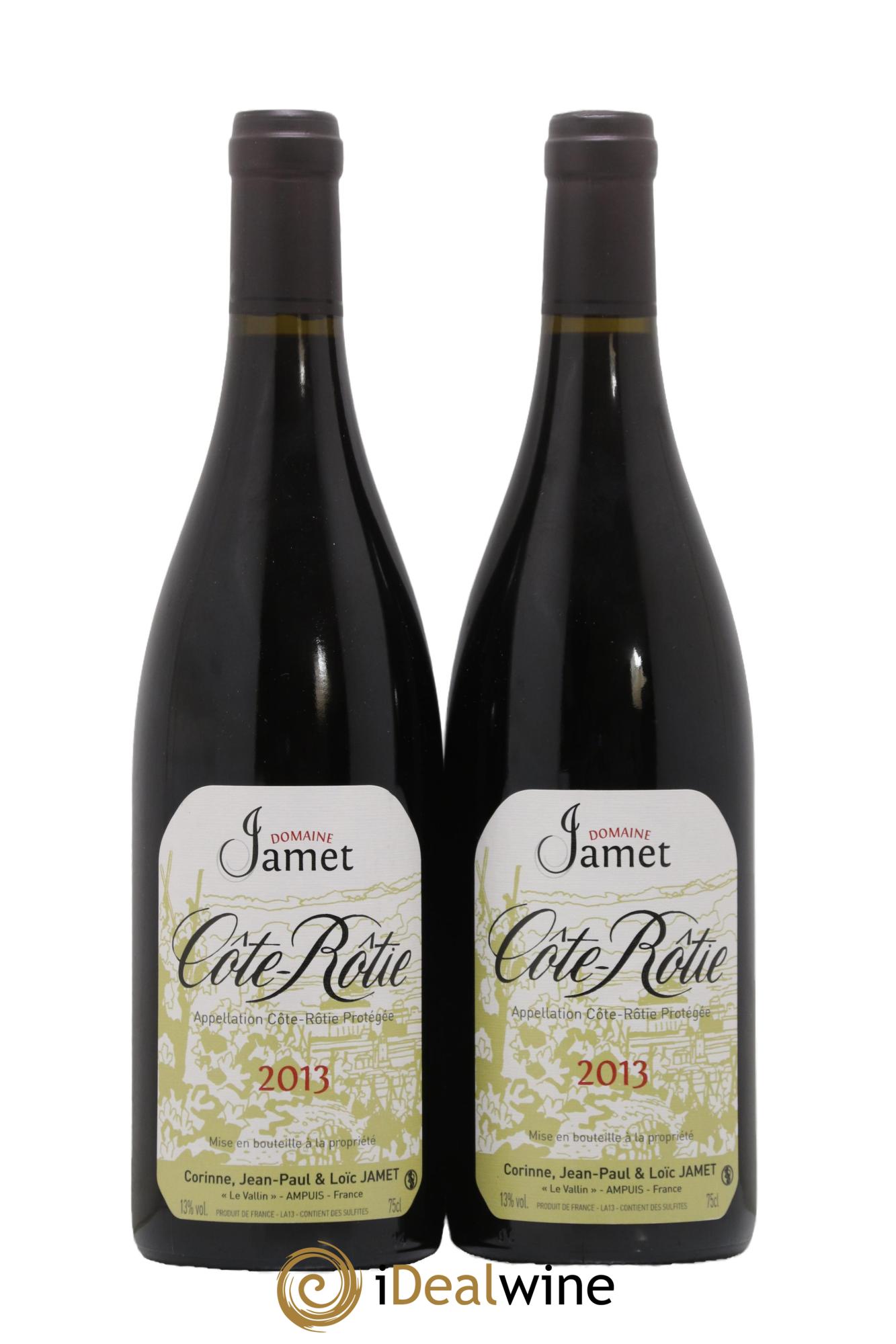 Côte-Rôtie Jamet (Domaine) 2013 - Lot de 2 bouteilles - 0