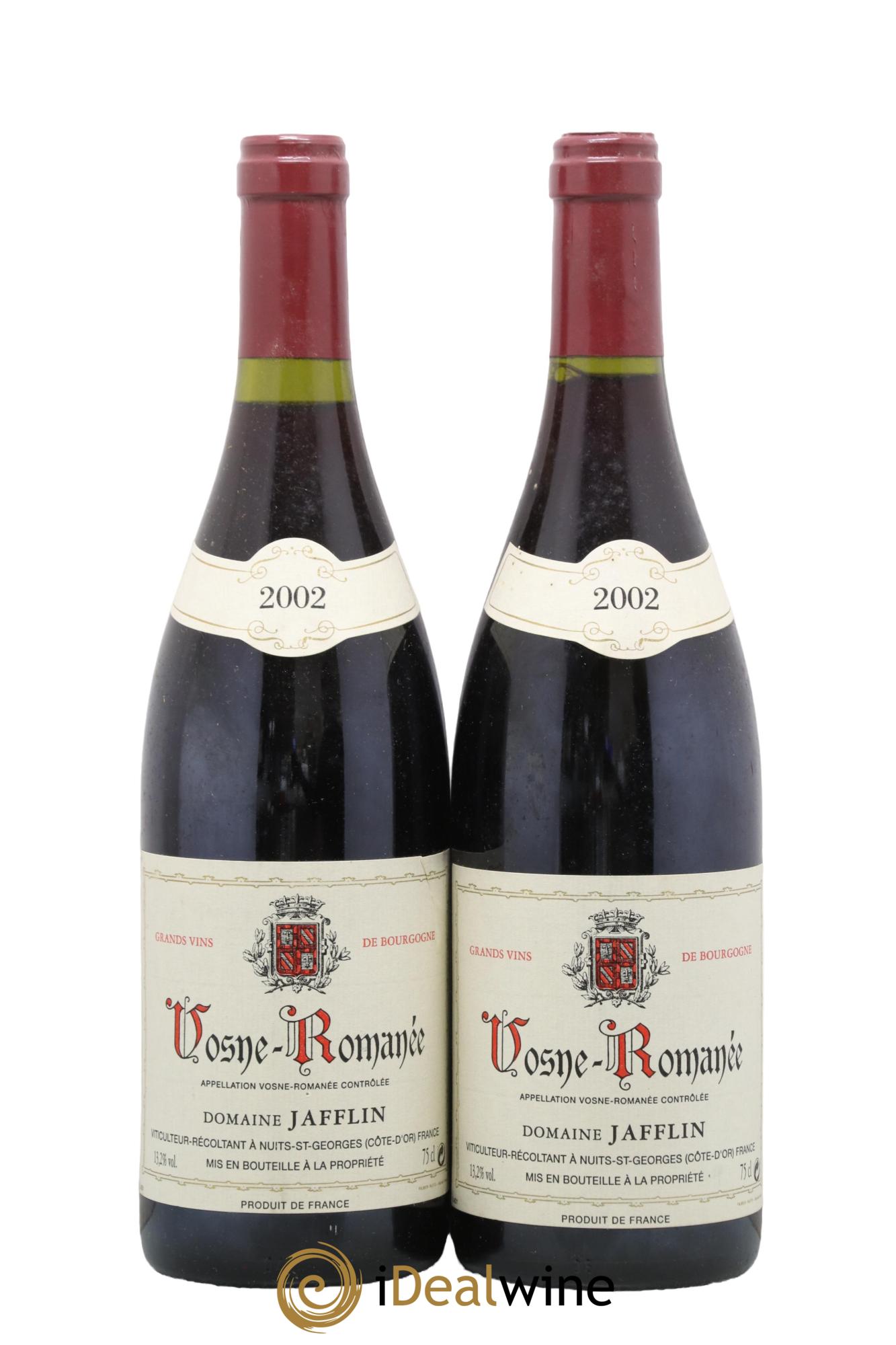 Vosne-Romanée Domaine Jafflin 2002 - Posten von 2 Flaschen - 0