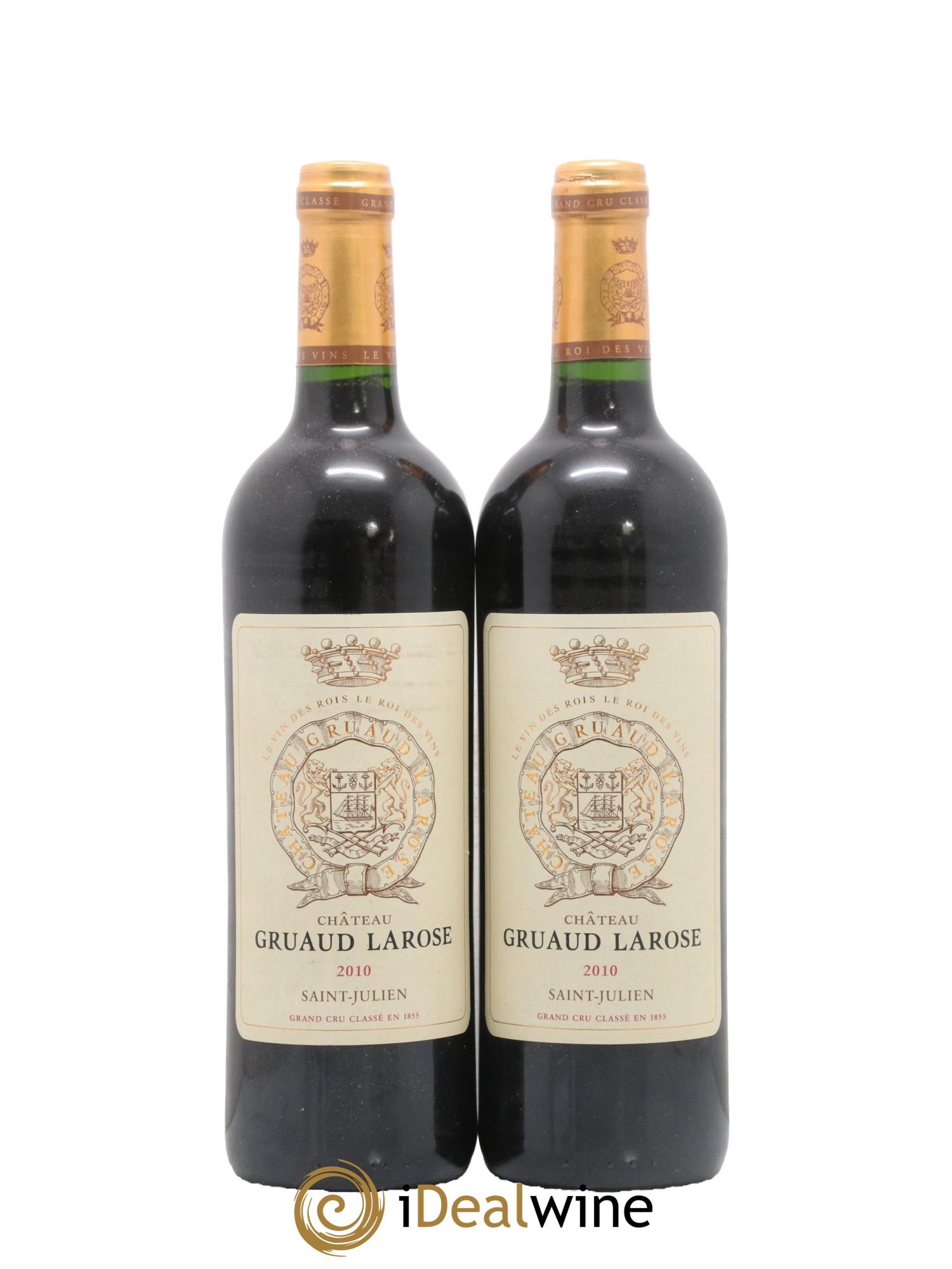 Château Gruaud Larose 2ème Grand Cru Classé 2010 - Lotto di 2 bottiglie - 0