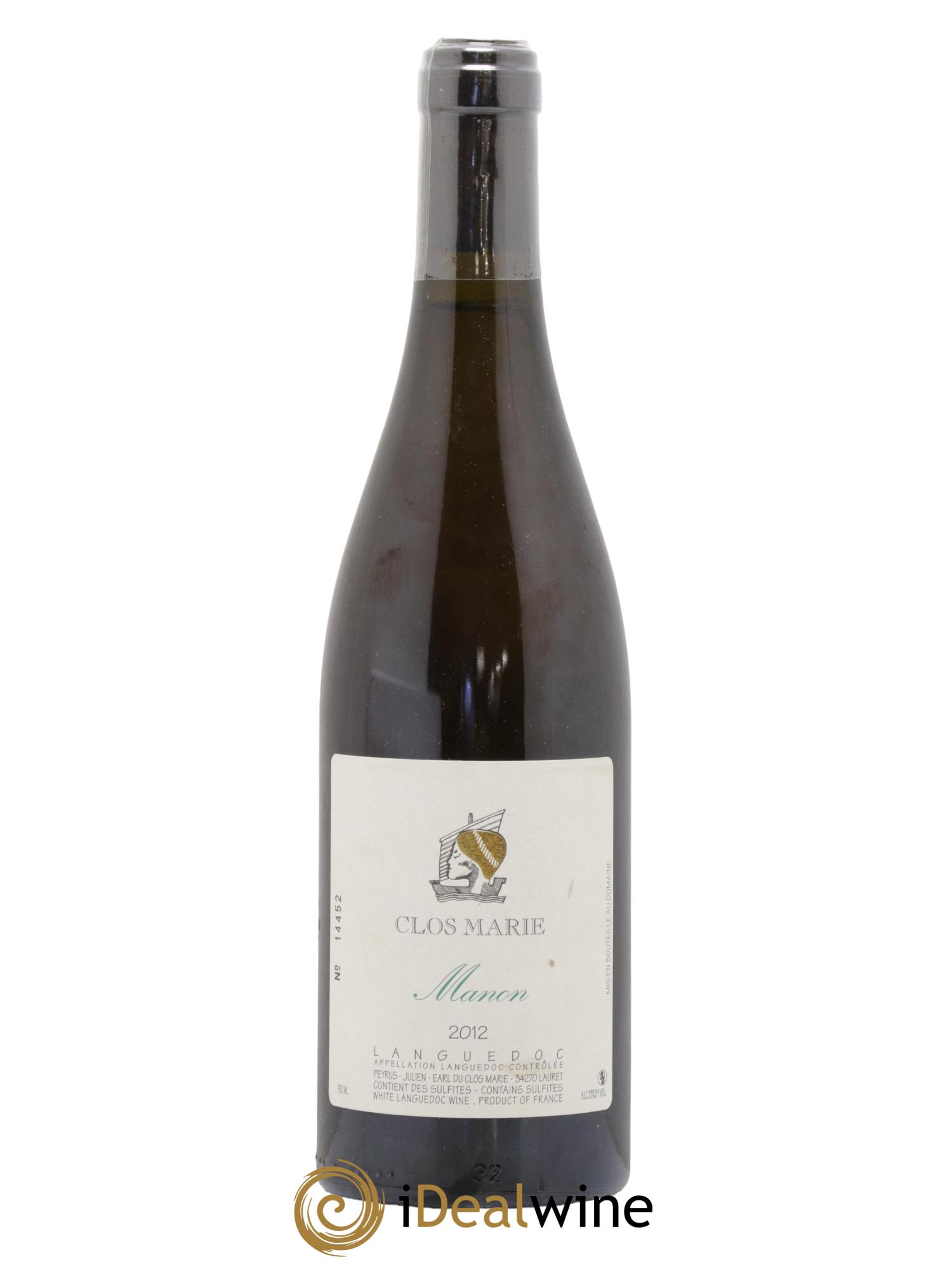 Languedoc Clos Marie Manon Christophe Peyrus et Françoise Julien 2012 - Lotto di 1 bottiglia - 0