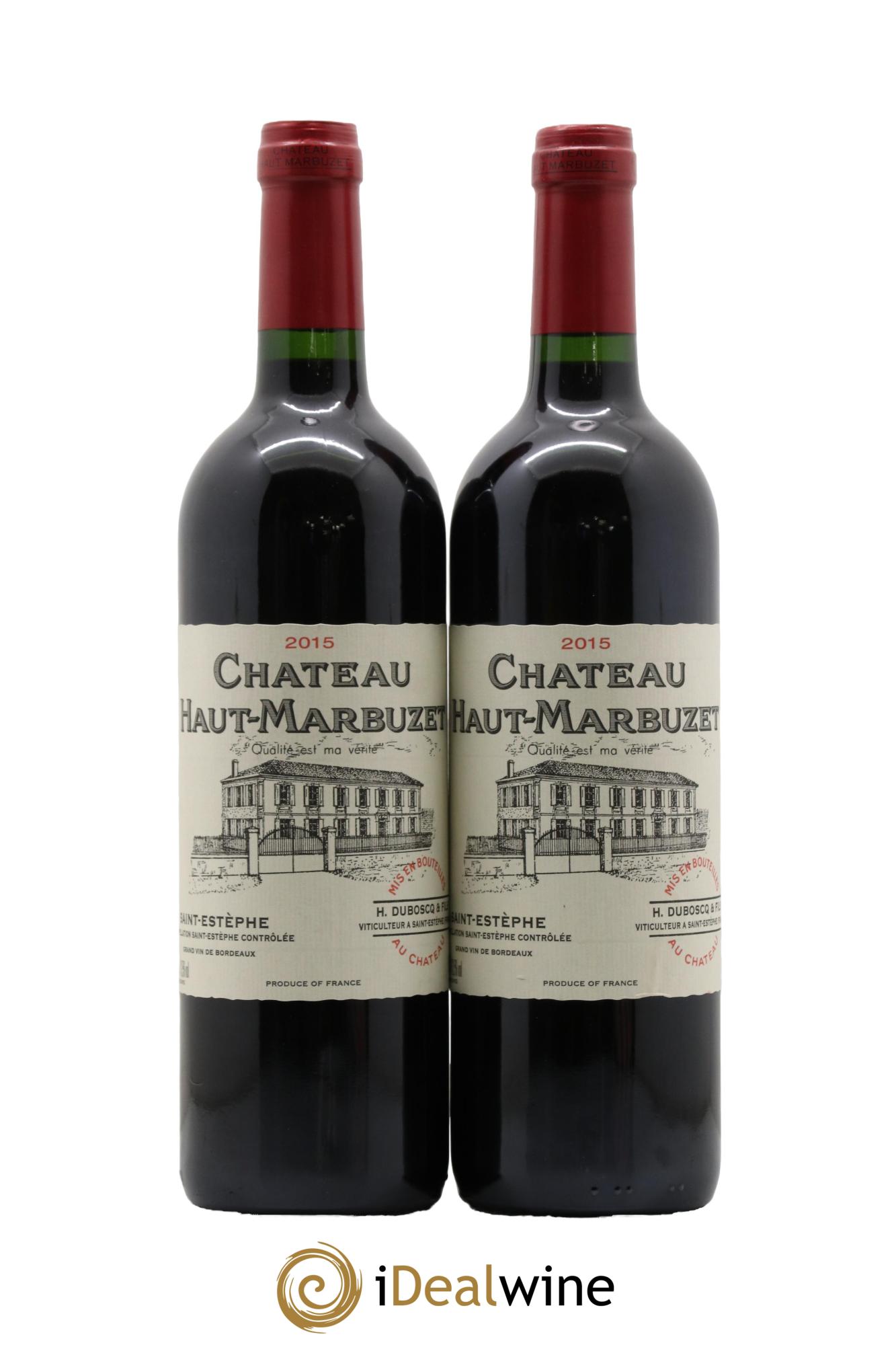 Château Haut Marbuzet 2015 - Lot of 2 bottles - 0