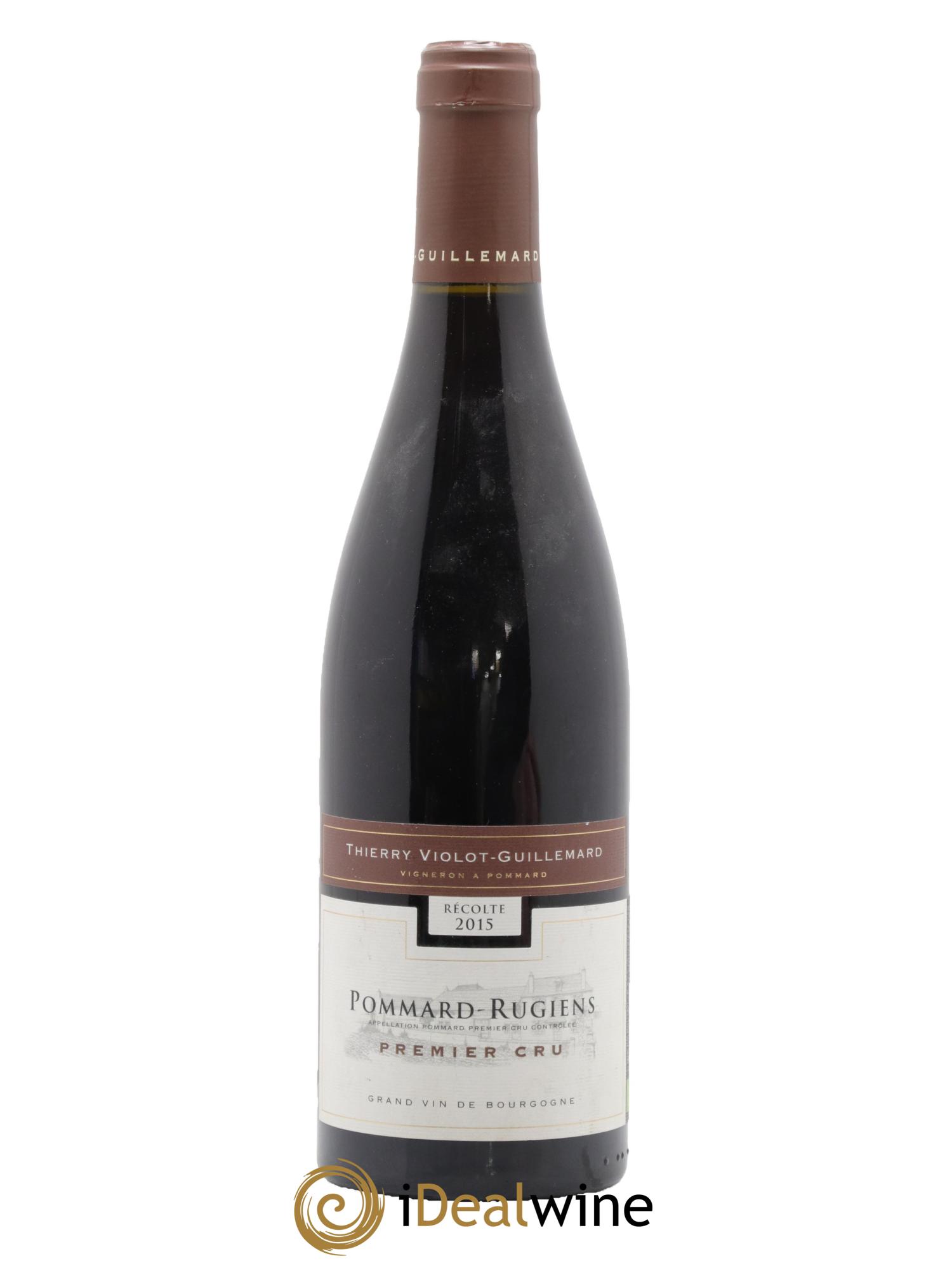 Pommard 1er Cru Rugiens Violot-Guillemard 2015 - Lot de 1 bouteille - 0