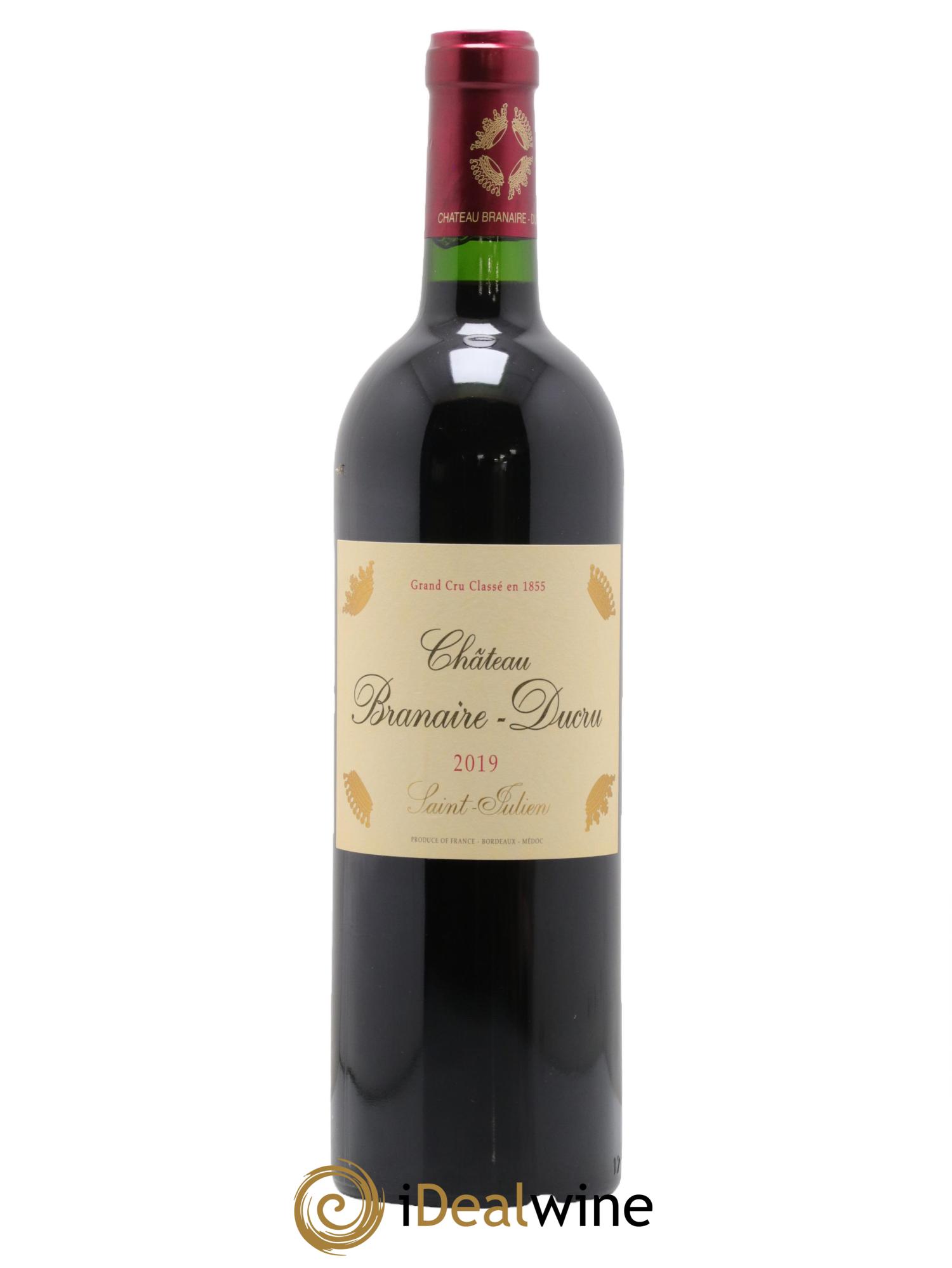 Château Branaire Ducru 4ème Grand Cru Classé 2019 - Lot de 1 bouteille - 0