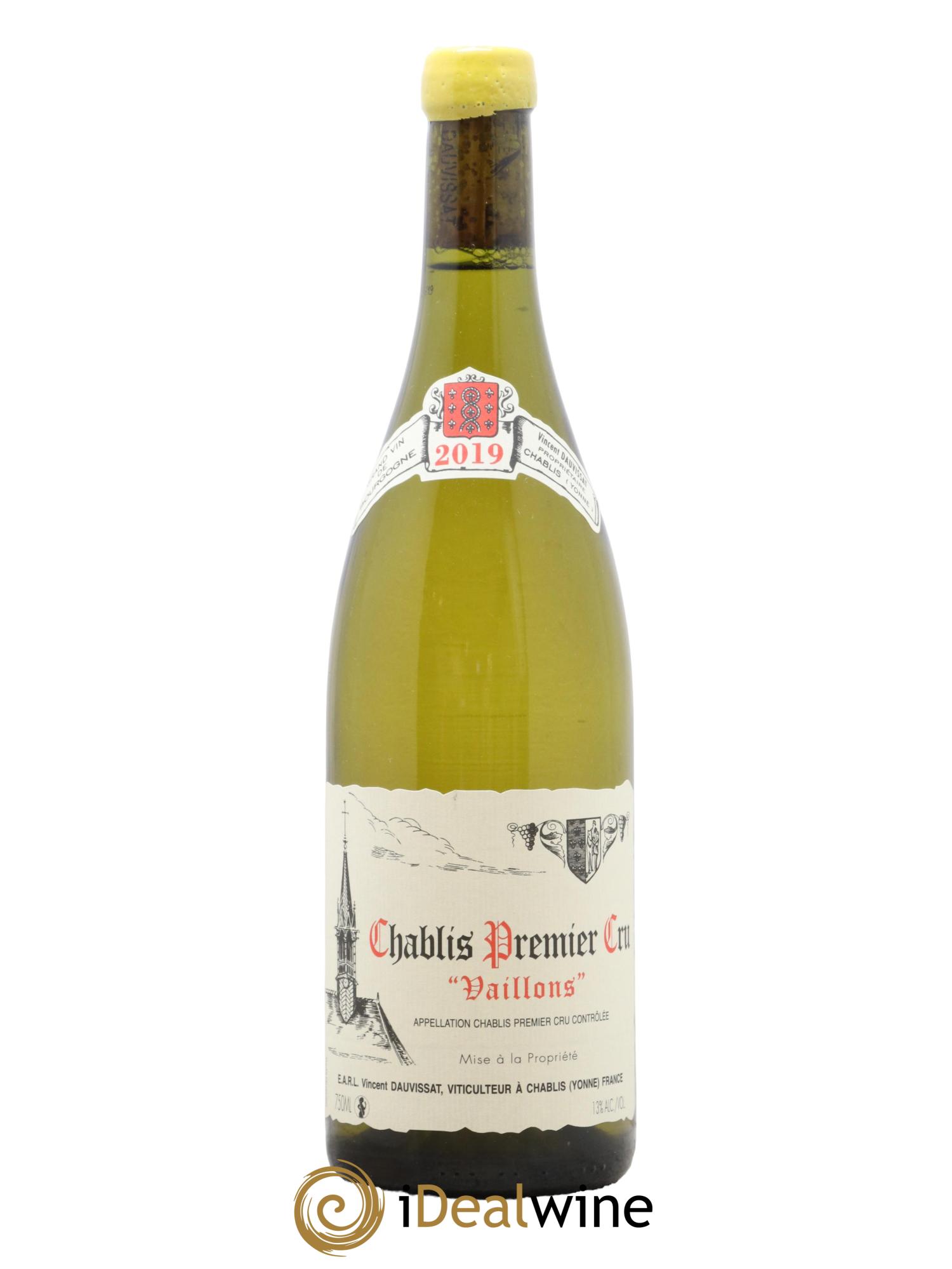 Chablis 1er Cru Vaillons Vincent Dauvissat (Domaine) 2019 - Posten von 1 Flasche - 0