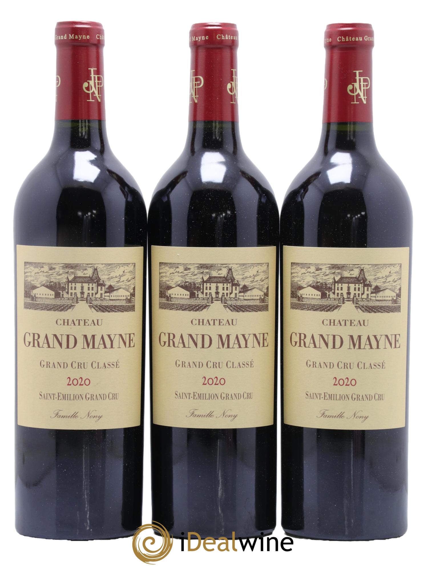 Château Grand Mayne Grand Cru Classé 2020 - Lotto di 12 bottiglie - 2