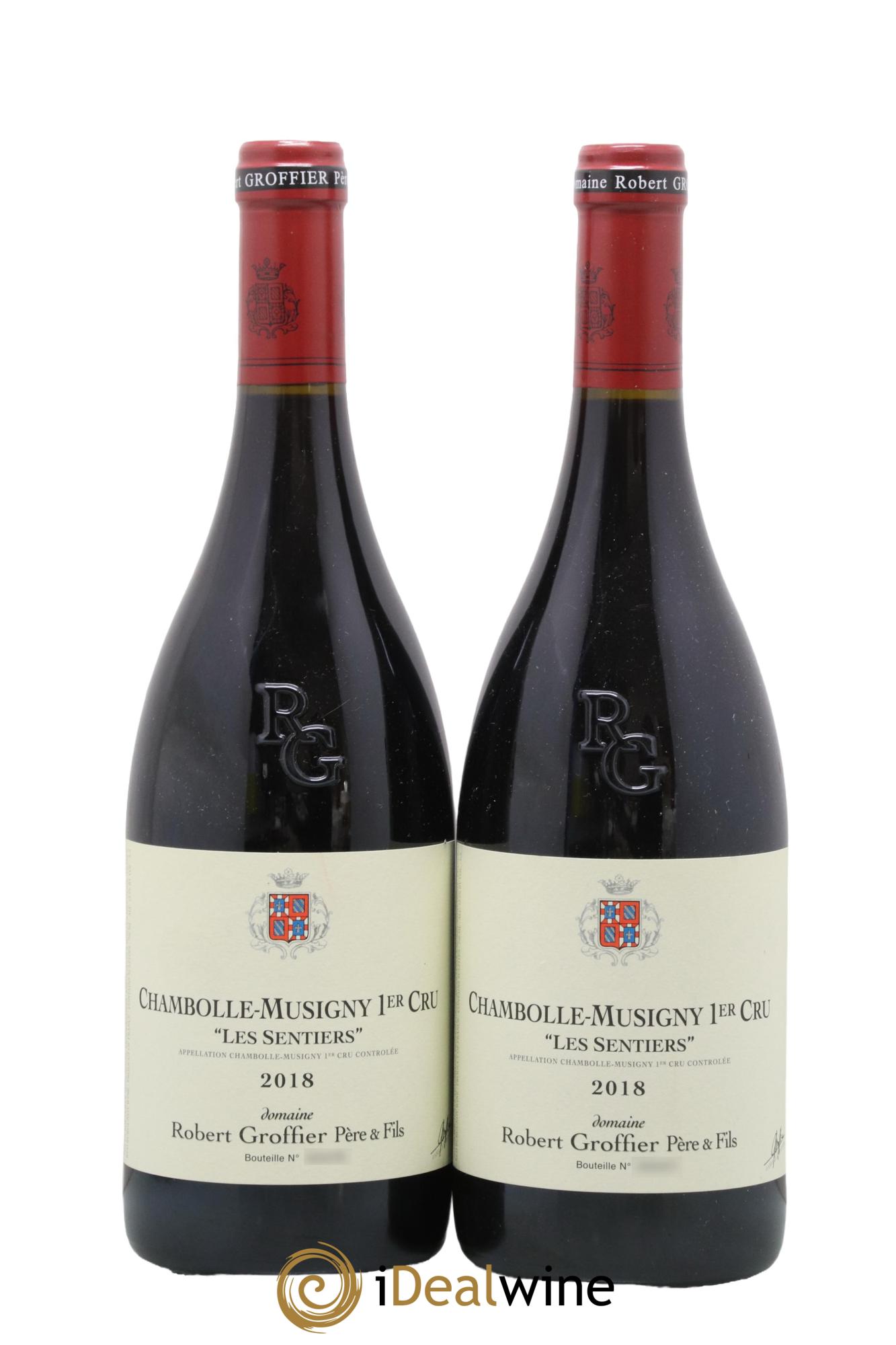 Chambolle-Musigny 1er Cru Les Sentiers Robert Groffier Père & Fils (Domaine) 2018 - Lot de 2 bouteilles - 0