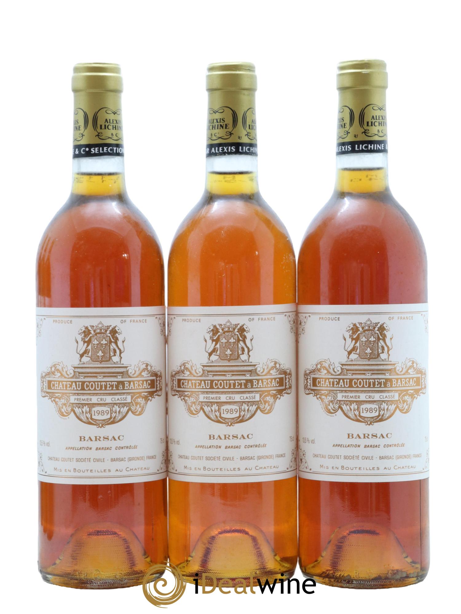 Château Coutet 1er Grand Cru Classé 1989 - Posten von 12 Flaschen - 3