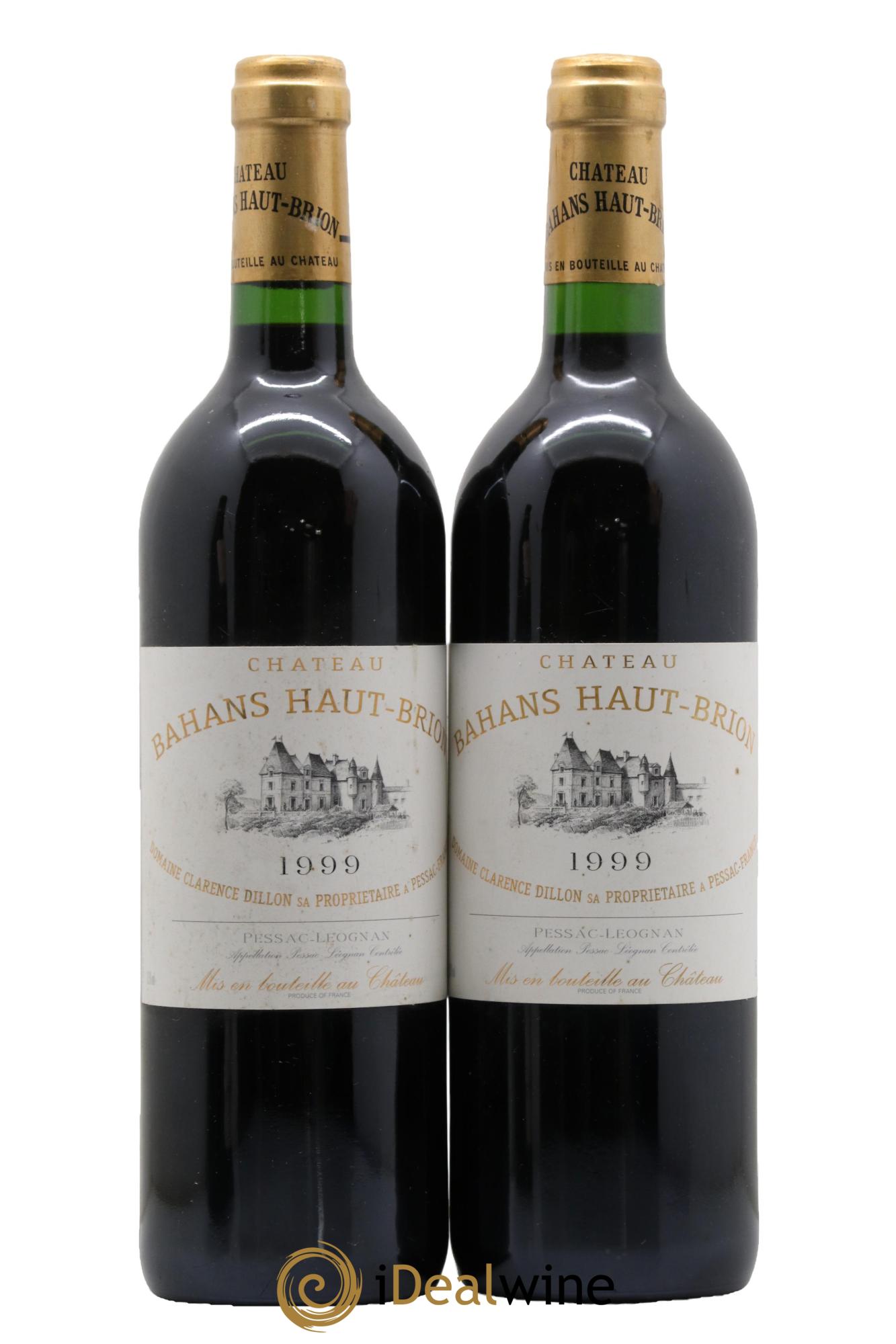 Clarence (Bahans) de Haut-Brion Second Vin  1999 - Lot de 2 bouteilles - 0