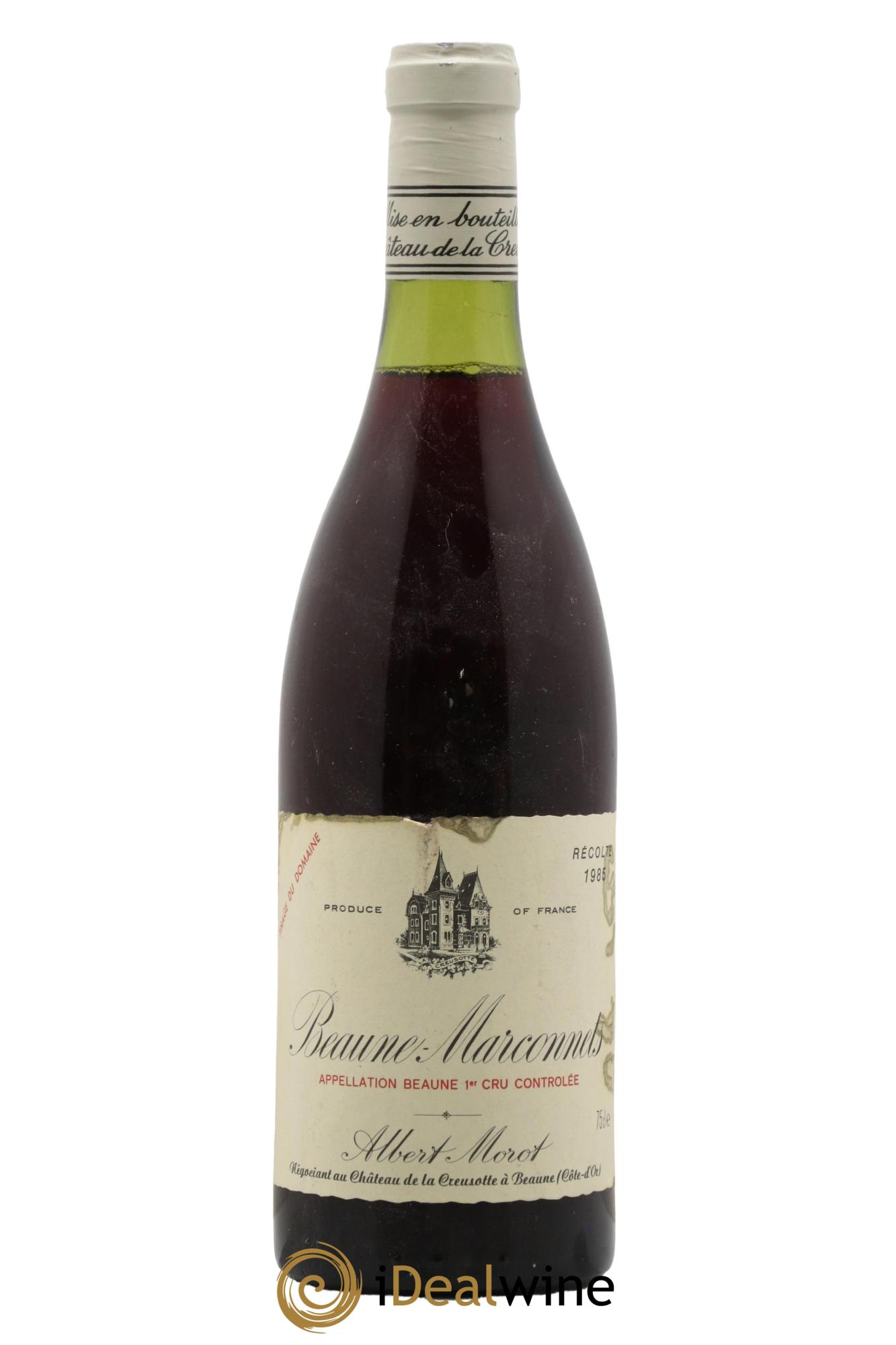 Beaune 1er Cru Marconnets Domaine Albert Morot 1985 - Lot de 1 bouteille - 0