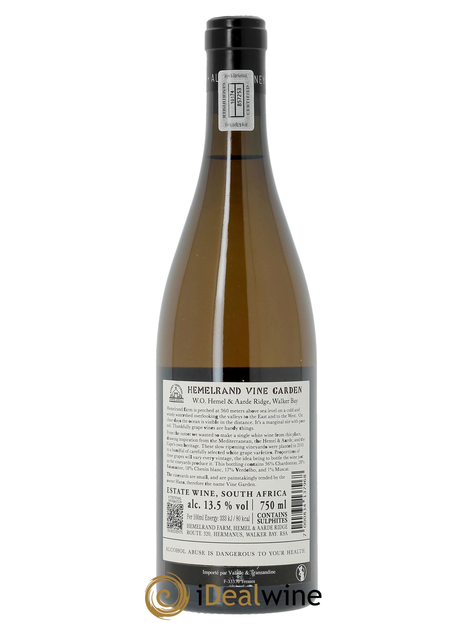 Hemel en Haarde Alheit Vineyards Hemelrand Vine Garden  2023 - Lot de 1 bouteille - 1