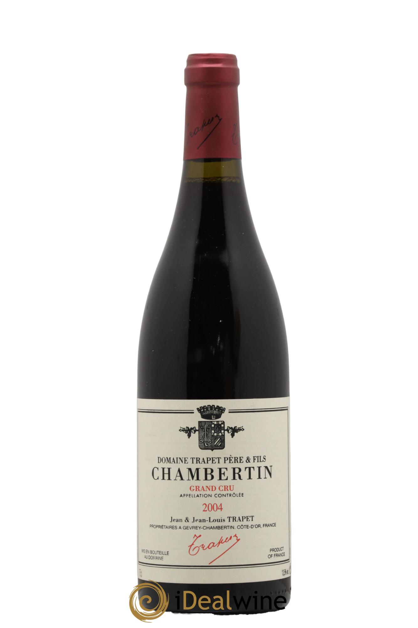 Chambertin Grand Cru Domaine Trapet 2004 - Lot of 1 bottle - 0