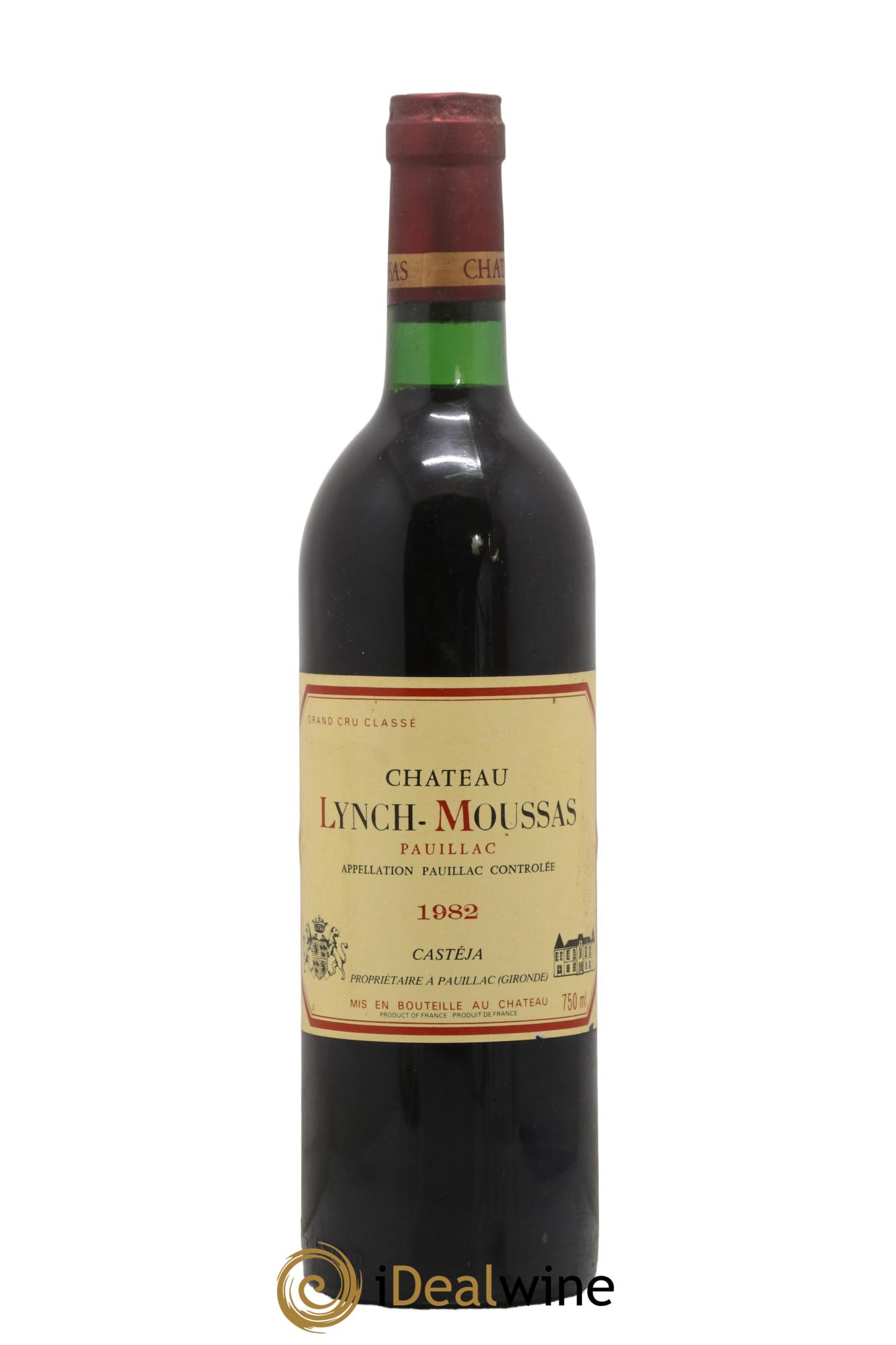 Château Lynch Moussas 5ème Grand Cru Classé  1982 - Lot of 1 bottle - 0