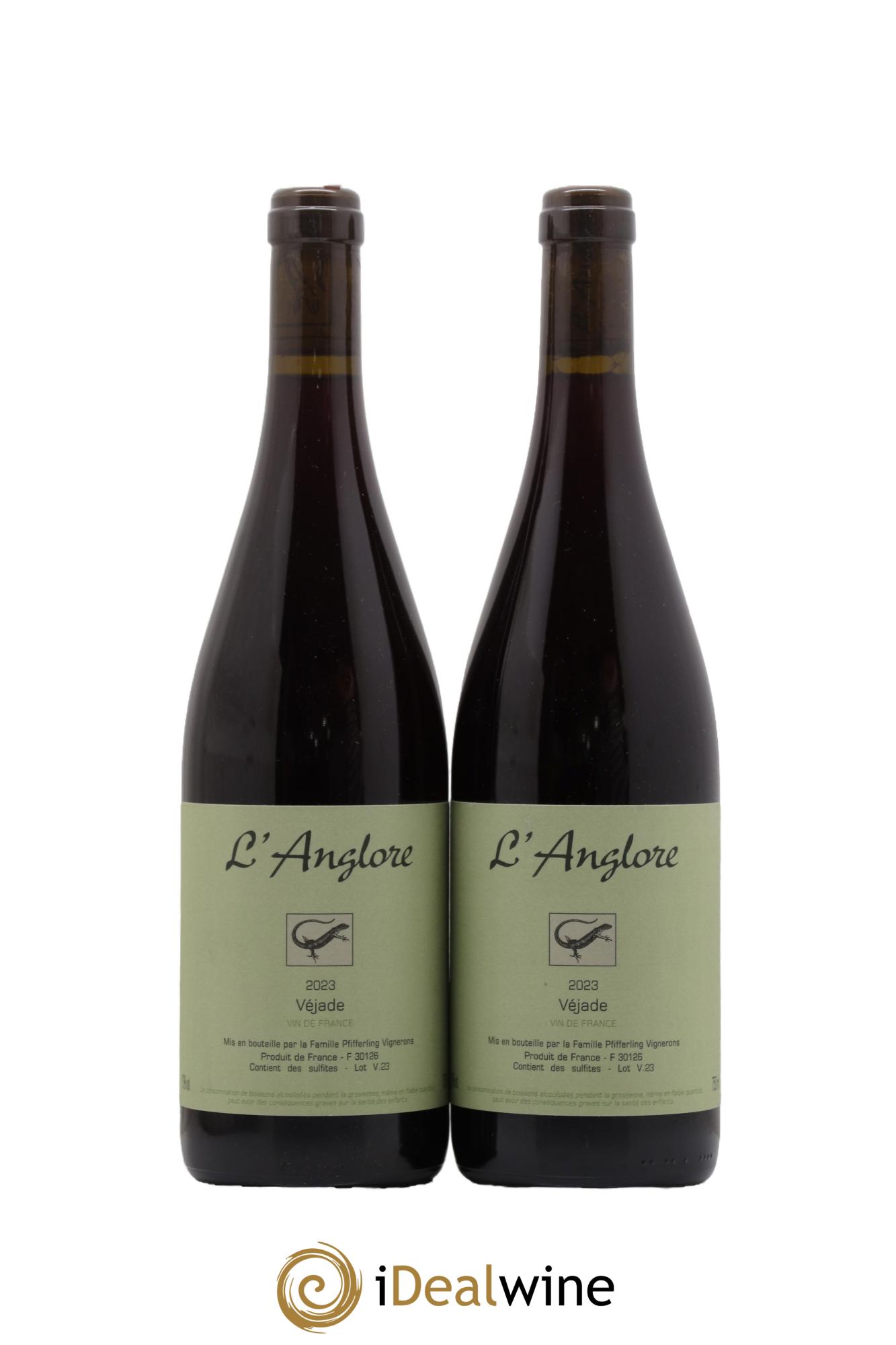 Vin de France Véjade L'Anglore  2023 - Lot de 2 bouteilles - 0